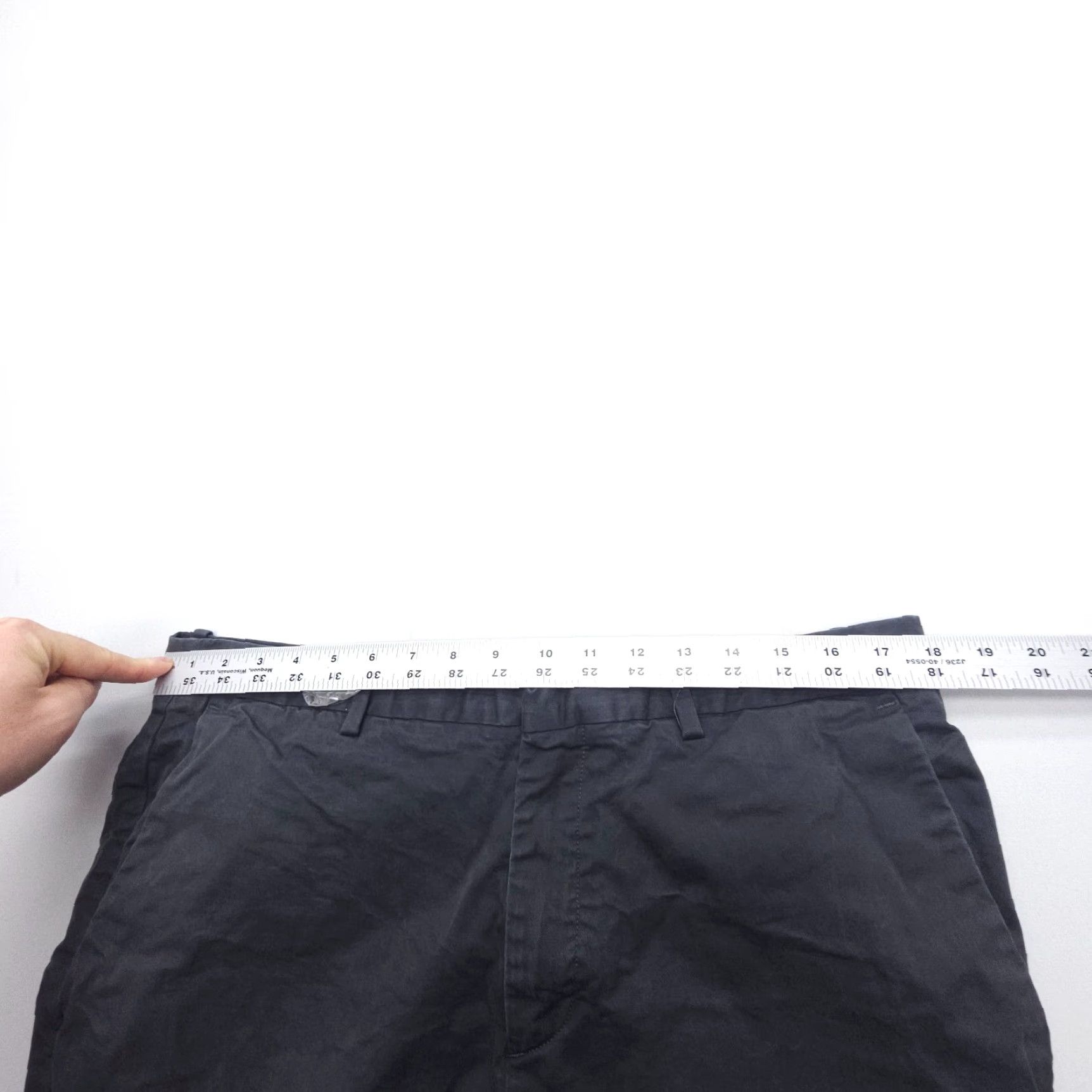 Theory Theory Chino Pants Mens 36 Black Cotton Twill Regular Straight 29" Inseam Jeans/Chinos Size US 36 / EU 52 - 6 Thumbnail