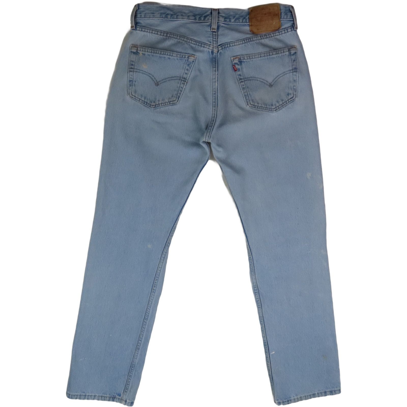 Levi's 90s Vintage Levi's 501 Light Wash Festival Mom Denim Jeans Size US 32 / EU 48 - 6 Thumbnail