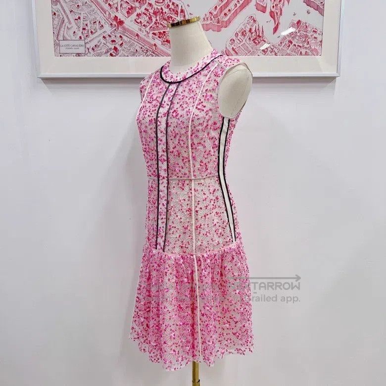 Fendi Fendi Pink sleeveless lace printed dress Size XS / US 0-2 / IT 36-38 - 3 Thumbnail