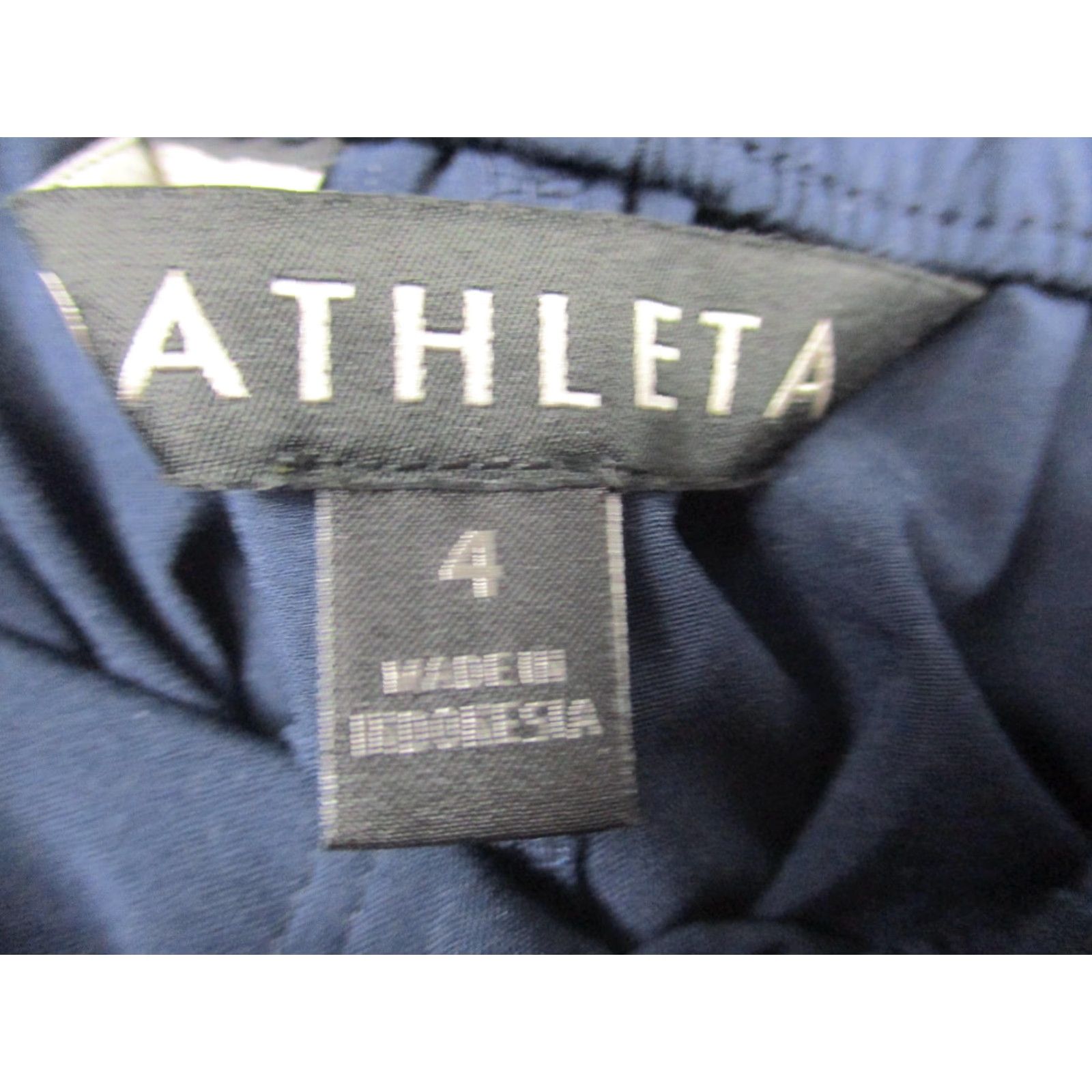 Athleta Athleta Pants Womens 4 Blue Paperbag Waist Belted Tapered Ankle Pockets Size 27" / US 4 / IT 40 - 5 Thumbnail