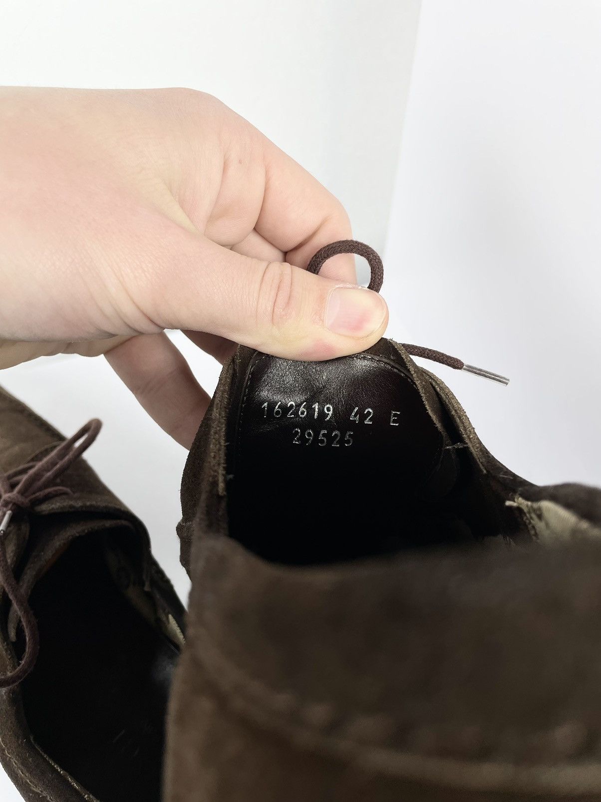 Gucci Vintage Gucci Size 9 Dark Brown Suede Leather Loafers Shoes Size US 8.5 / EU 41-42 - 14 Thumbnail