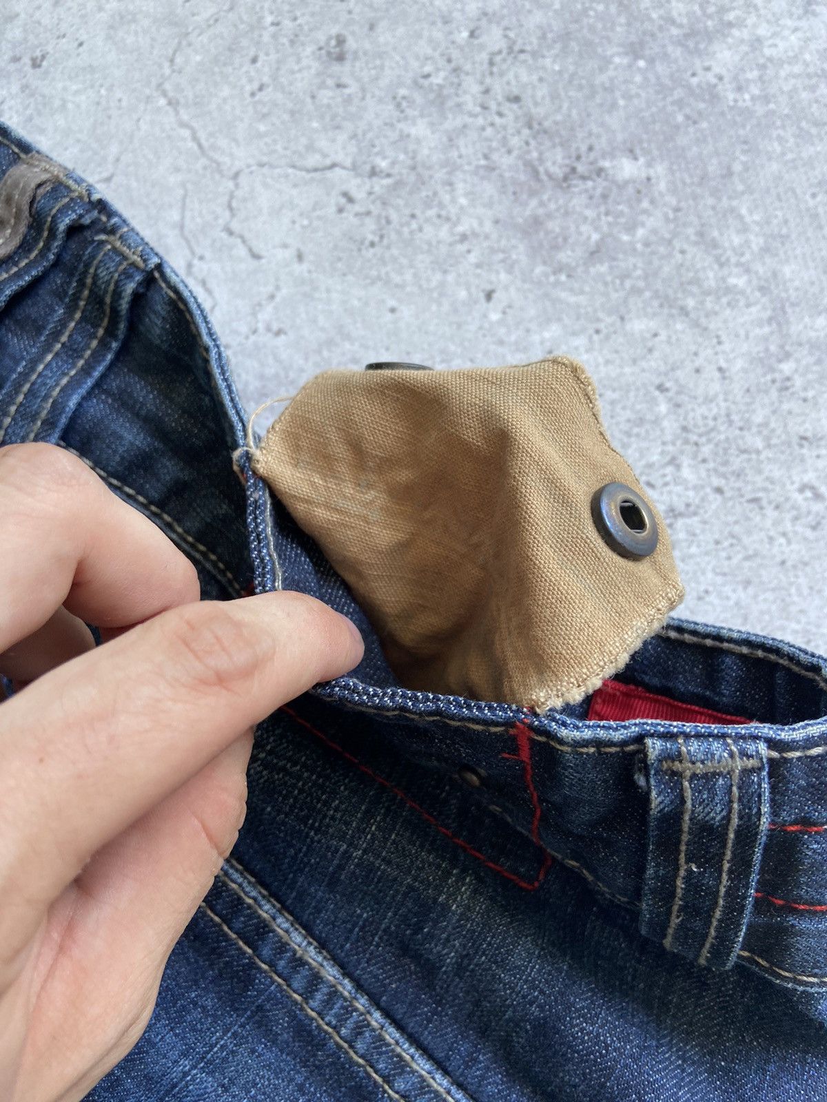 Japanese Brand Tough Jeansmith Japanese Distressed Denim Jeans Size US 34 / EU 50 - 10 Thumbnail