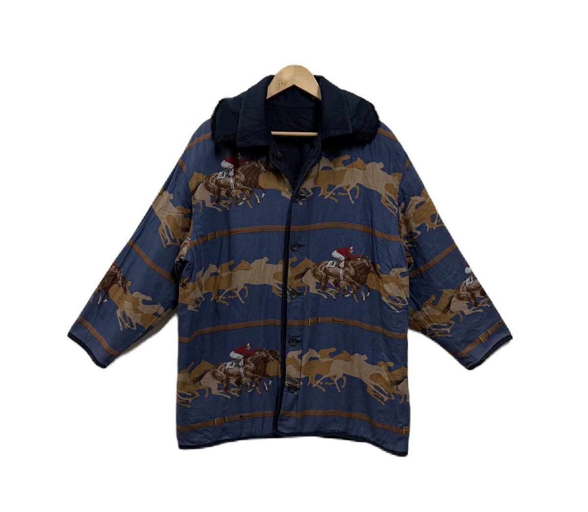 Aquascutum Vintage Aquascutum Equastrian Reversible Jacket Size US XL / EU 56 / 4 - 1 Thumbnail