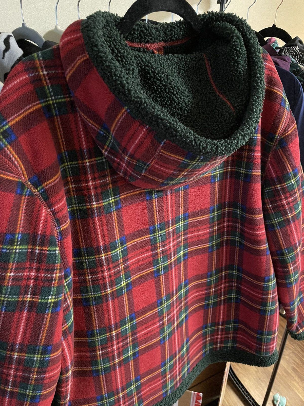 Kith Adrian Sherpa Hoodie - Tartan Size US M / EU 48-50 / 2 - 7 Thumbnail