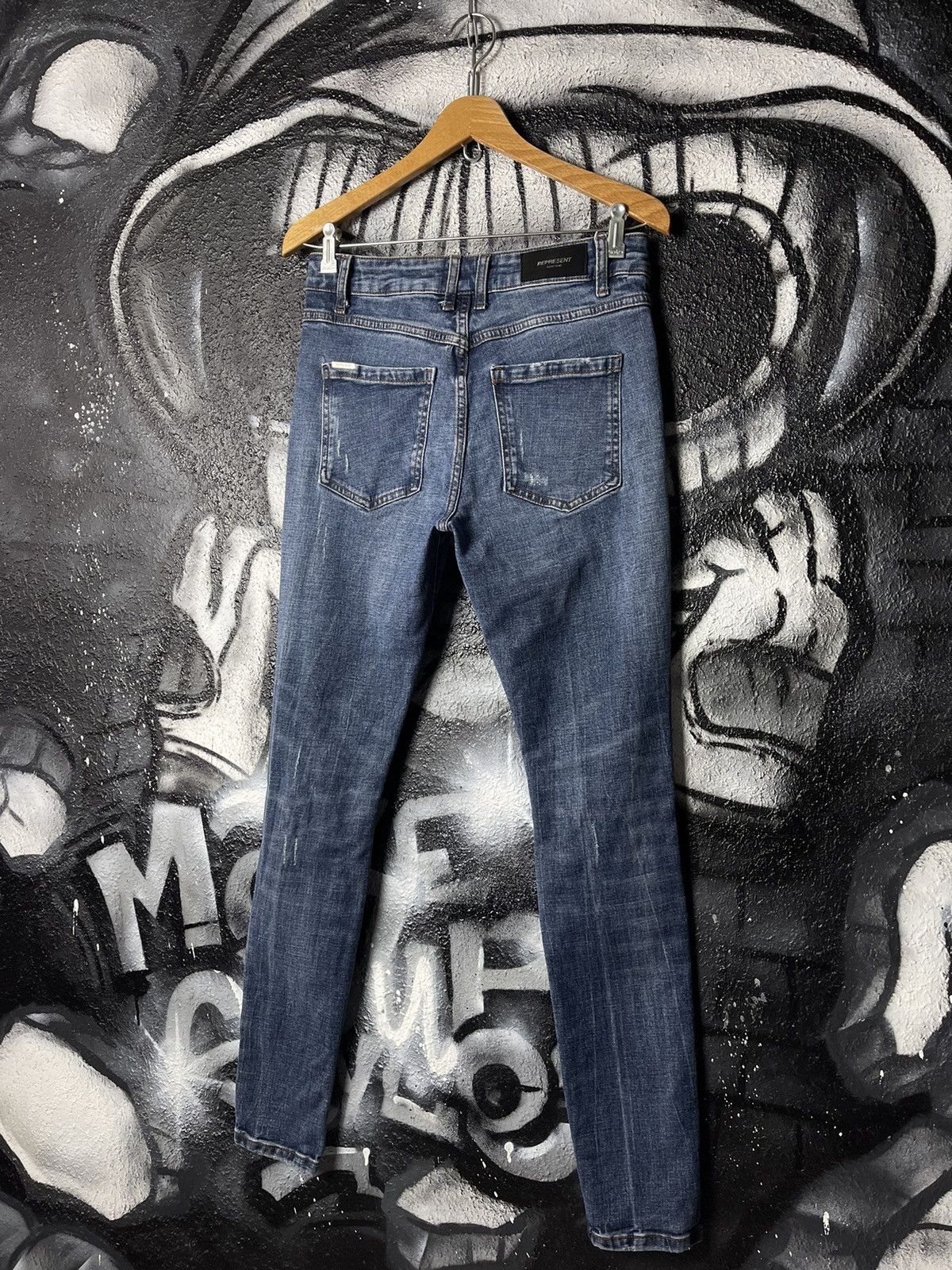 Represent Clo. Represent Distressed Designer Jeans Men’s Size 30 Size US 30 / EU 46 - 1 Thumbnail