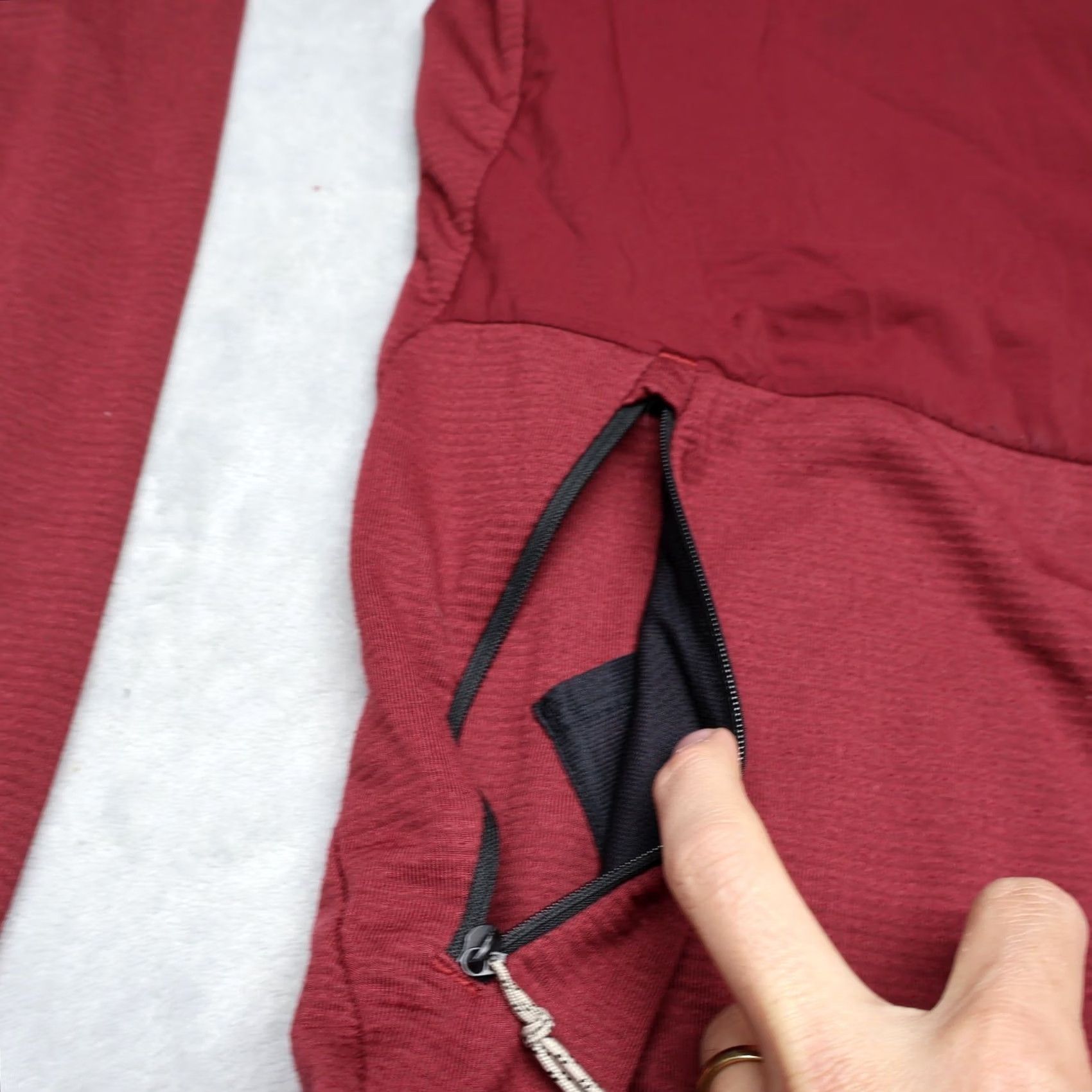 Vintage REI Jacket Womens M Red Insulated Full Zip Windbreaker Rain Huff Ripstop Lightweight Windbreaker Jacket Slimming Collared Activewear Casual Travel Size M / US 6-8 / IT 42-44 - 3 Thumbnail