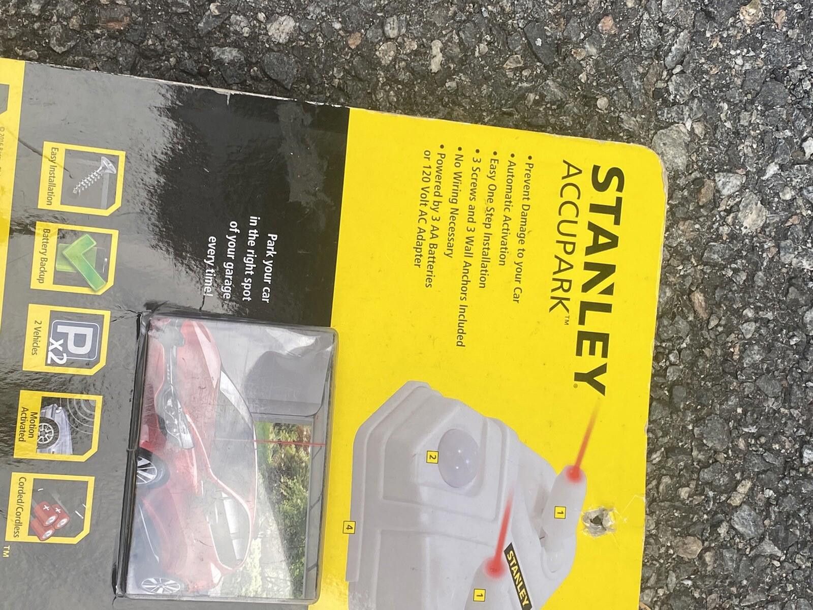 Stanley Blacker NEW Stanley Accupark Garage Parking 2 Car Laser Parking Size ONE SIZE - 10 Thumbnail