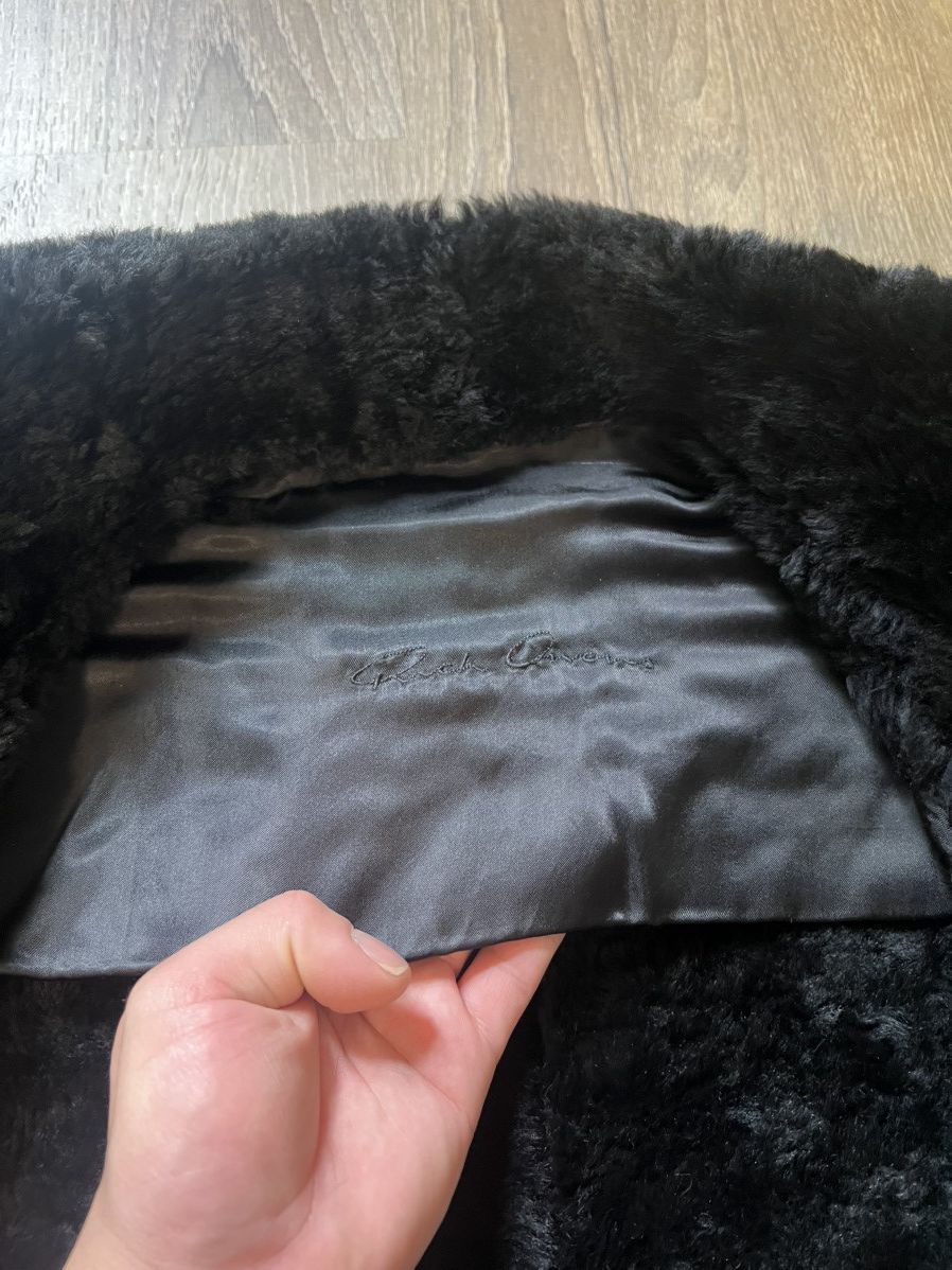Rick Owens Rick Owens FW13 Plinth Leather Shearling Jacket Size XS / US 0-2 / IT 36-38 - 5 Thumbnail