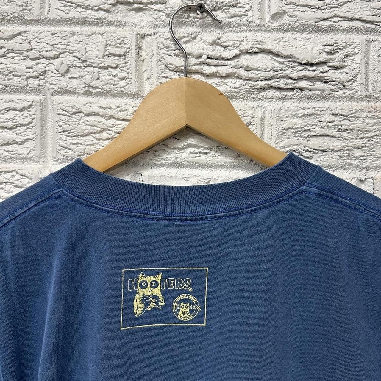 Vintage Vintage Hooters University 90s Blue Shirt Large Size US L / EU 52-54 / 3 - 6 Thumbnail