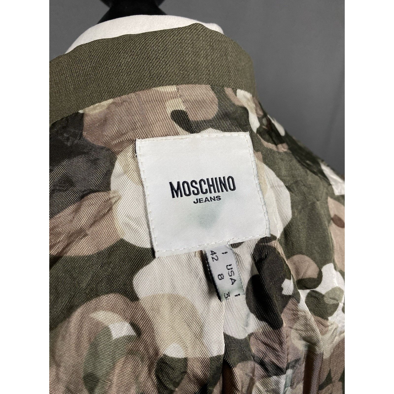 Moschino Moschino Vintage Women's Green Blazer 1-Button Sportcoat Jac Size M / US 6-8 / IT 42-44 - 10 Thumbnail