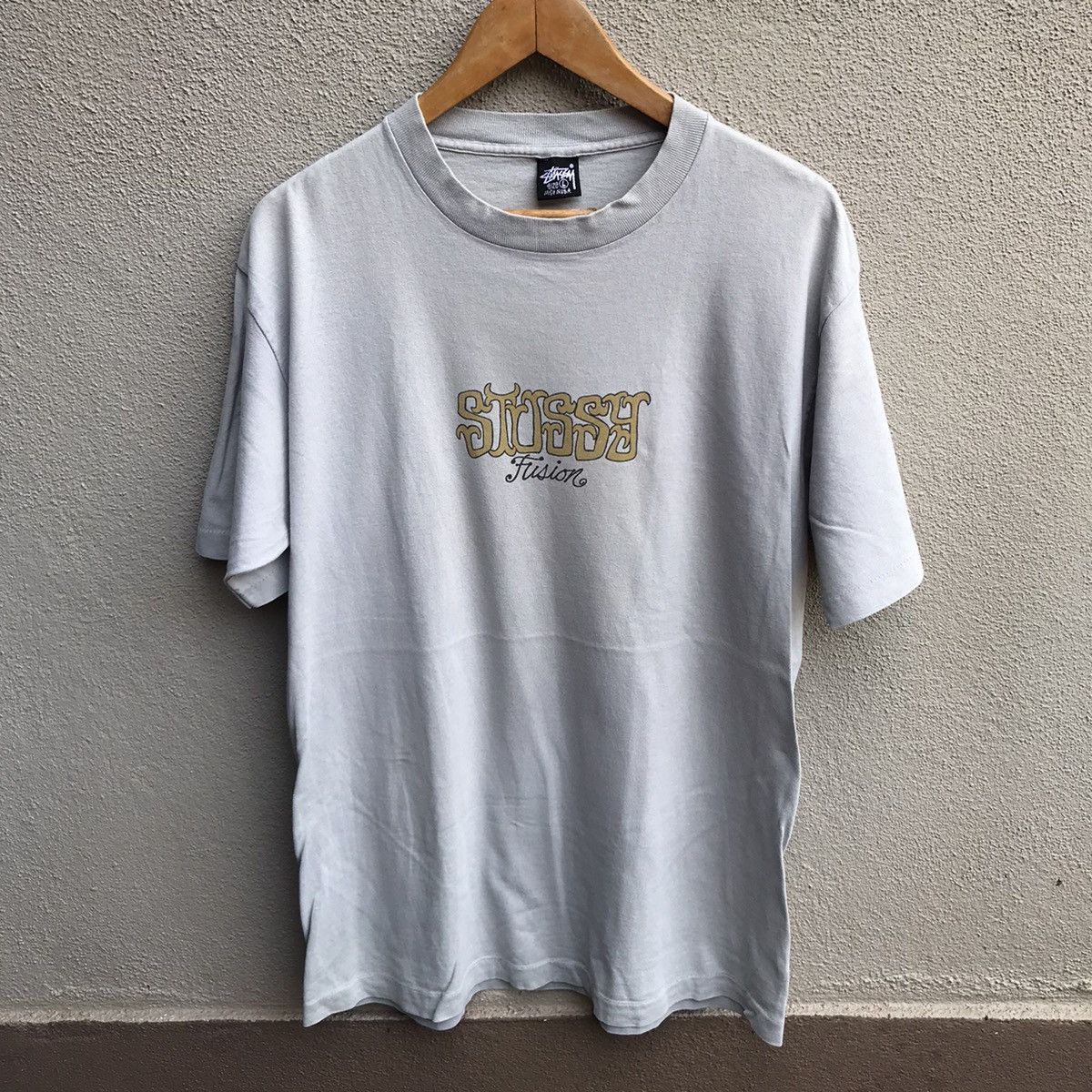 Stussy Vintage 90s STUSSY usa fusion old logo tee Size US L / EU 52-54 / 3 - 1 Thumbnail