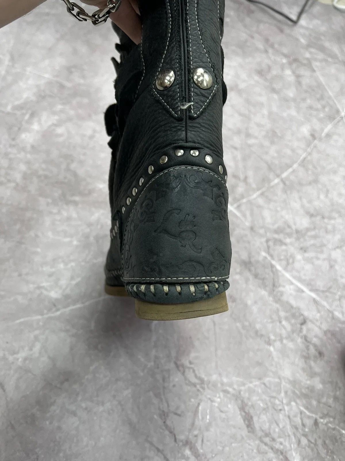 A.S.98 Vintage japanese high western boots shoes rare y2k Size US 7 / IT 37 - 8 Thumbnail