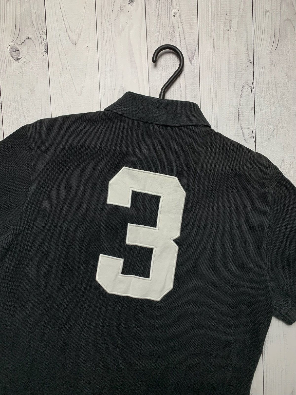 Polo Ralph Lauren × Vintage Vintage polo Ralph Lauren black size M big logo distressed Size US M / EU 48-50 / 2 - 4 Thumbnail
