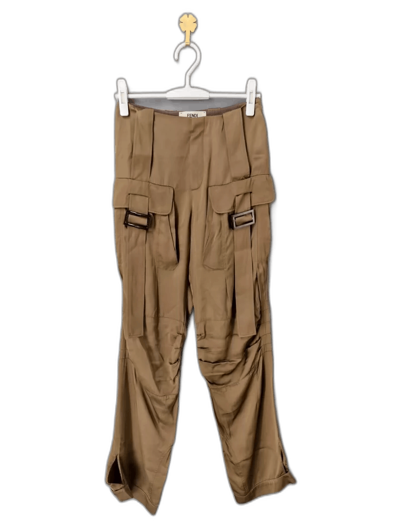 Fendi Fendi Solid Pleated Work Pants Size US 36 / EU 52 - 1 Thumbnail