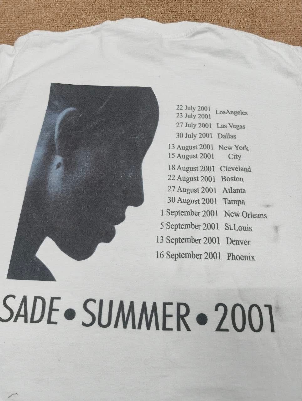 Band Tees VINTAGE SADE 2001 TOUR CONCERT Size US M / EU 48-50 / 2 - 4 Thumbnail