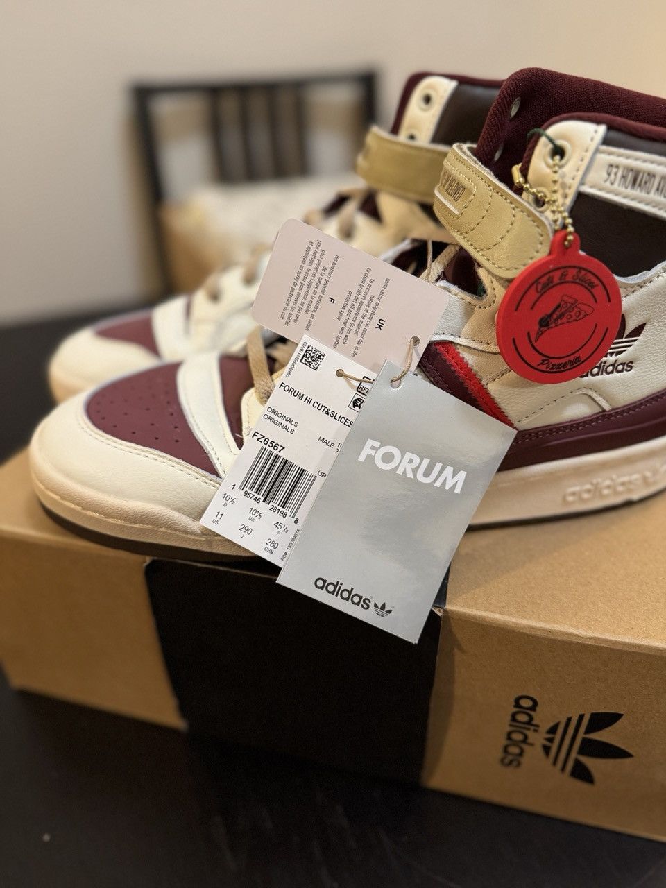 Adidas Adidas Forum Hi Cuts & Slices Size US 11 / EU 44 - 8 Thumbnail