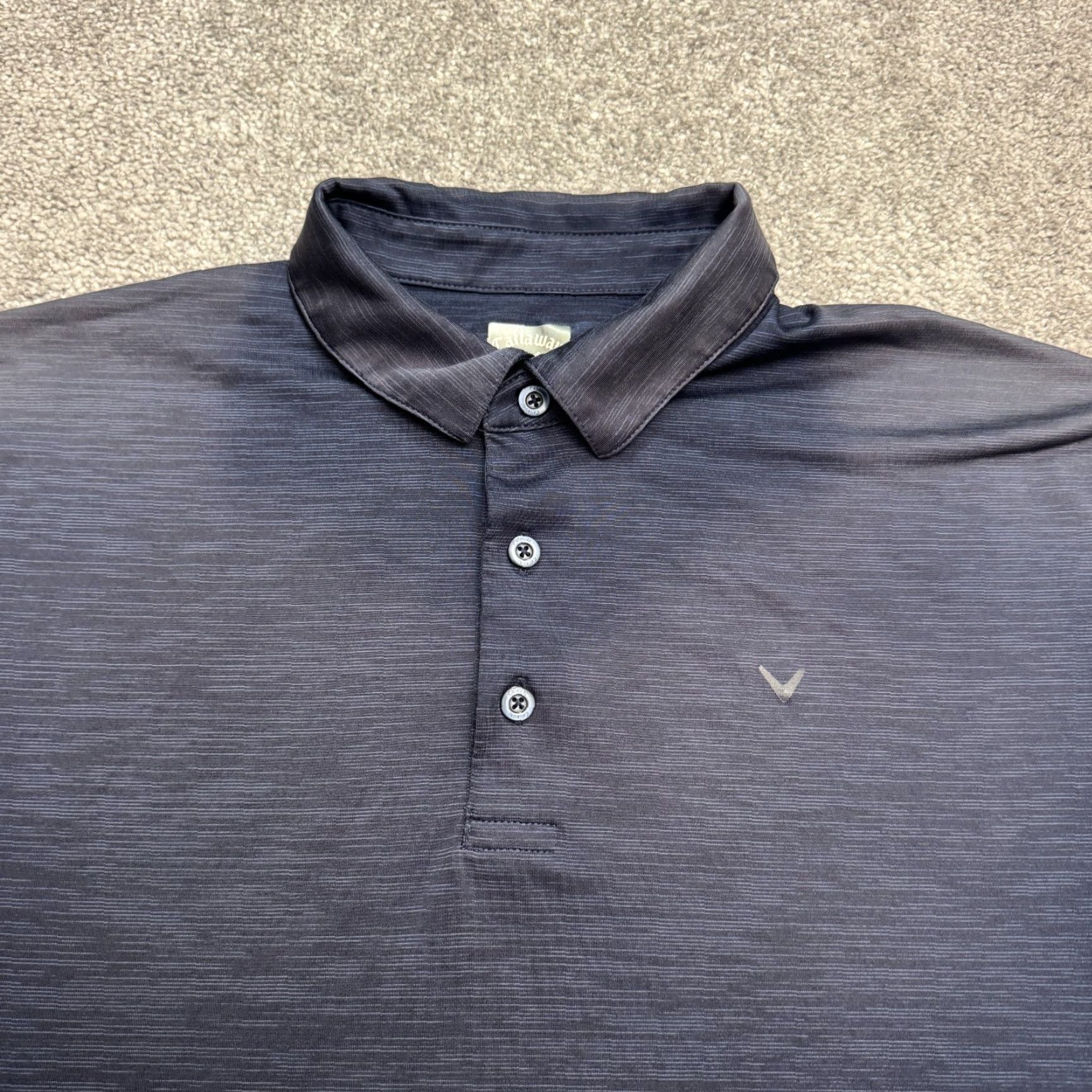 Callaway Callaway Opti-Dri Golf Polo Shirt Mens Large Navy Blue Performance Activewear Polo Size US L / EU 52-54 / 3 - 3 Thumbnail