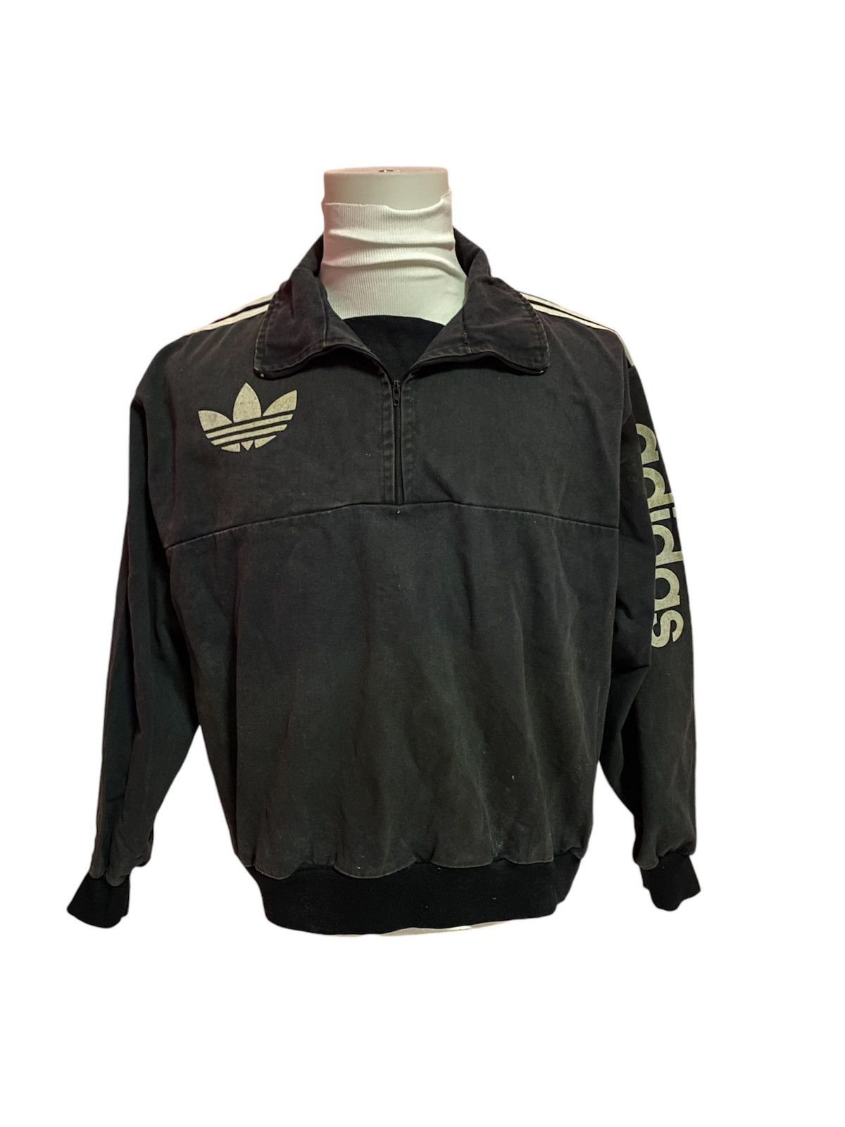 Adidas × Japanese Brand × Vintage VINTAGE 70’ Adidas half zipper Size US XL / EU 56 / 4 - 4 Thumbnail