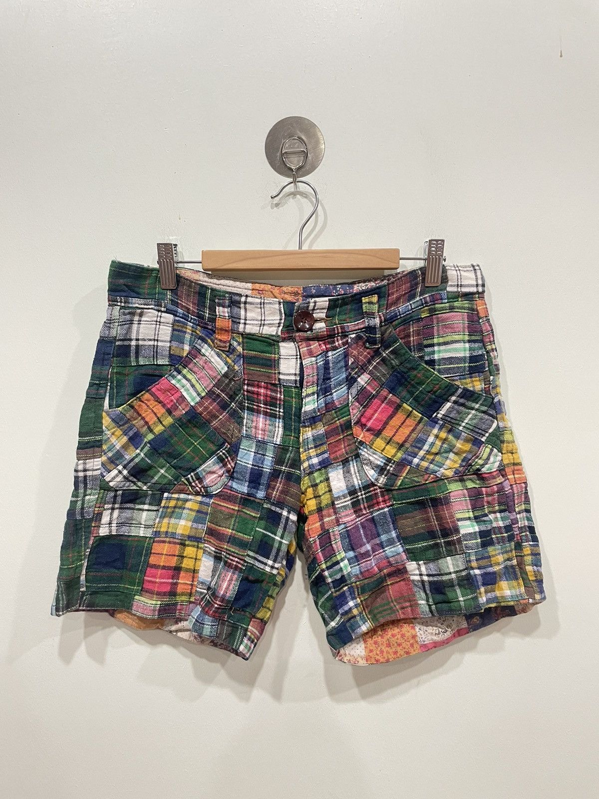 Japanese Brand Jean Nassaus California patchwork shorts Size US 32 / EU 48 - 1 Thumbnail