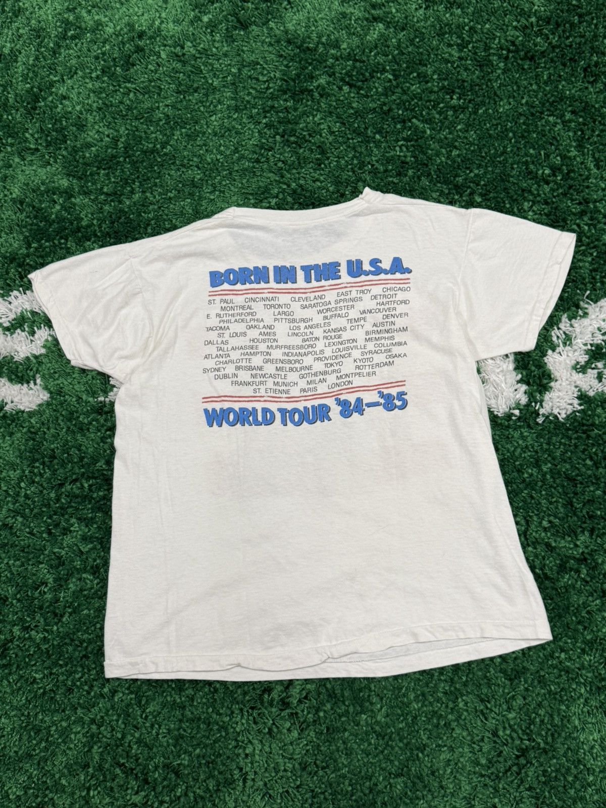 Vintage RARE 1984 Bruce Springsteen Born In The USA Tee XL Size US XL / EU 56 / 4 - 7 Thumbnail