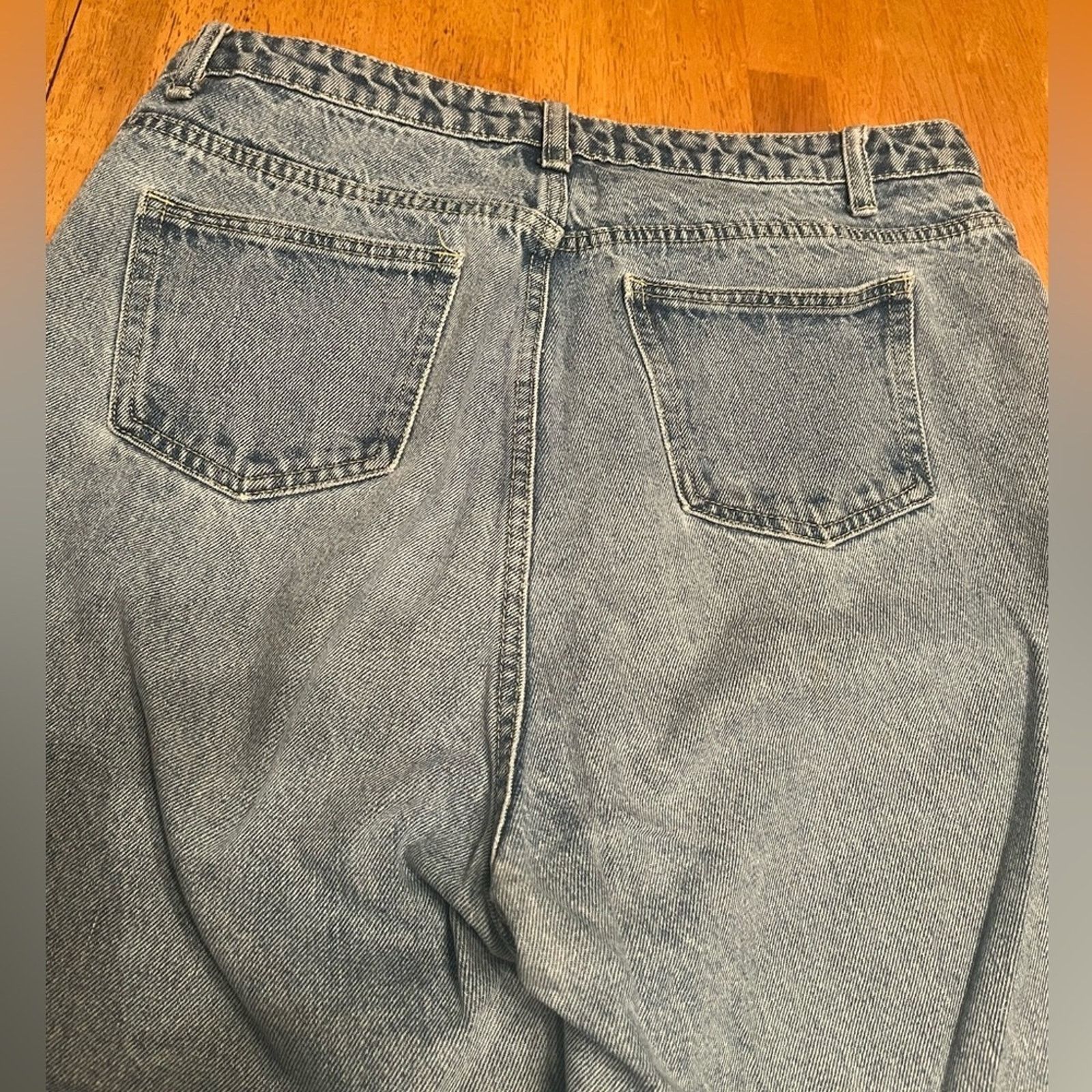 The Unbranded Brand Pretty Little Thing denim straight leg, size 8 Size 30" / US 8 / IT 44 - 3 Thumbnail