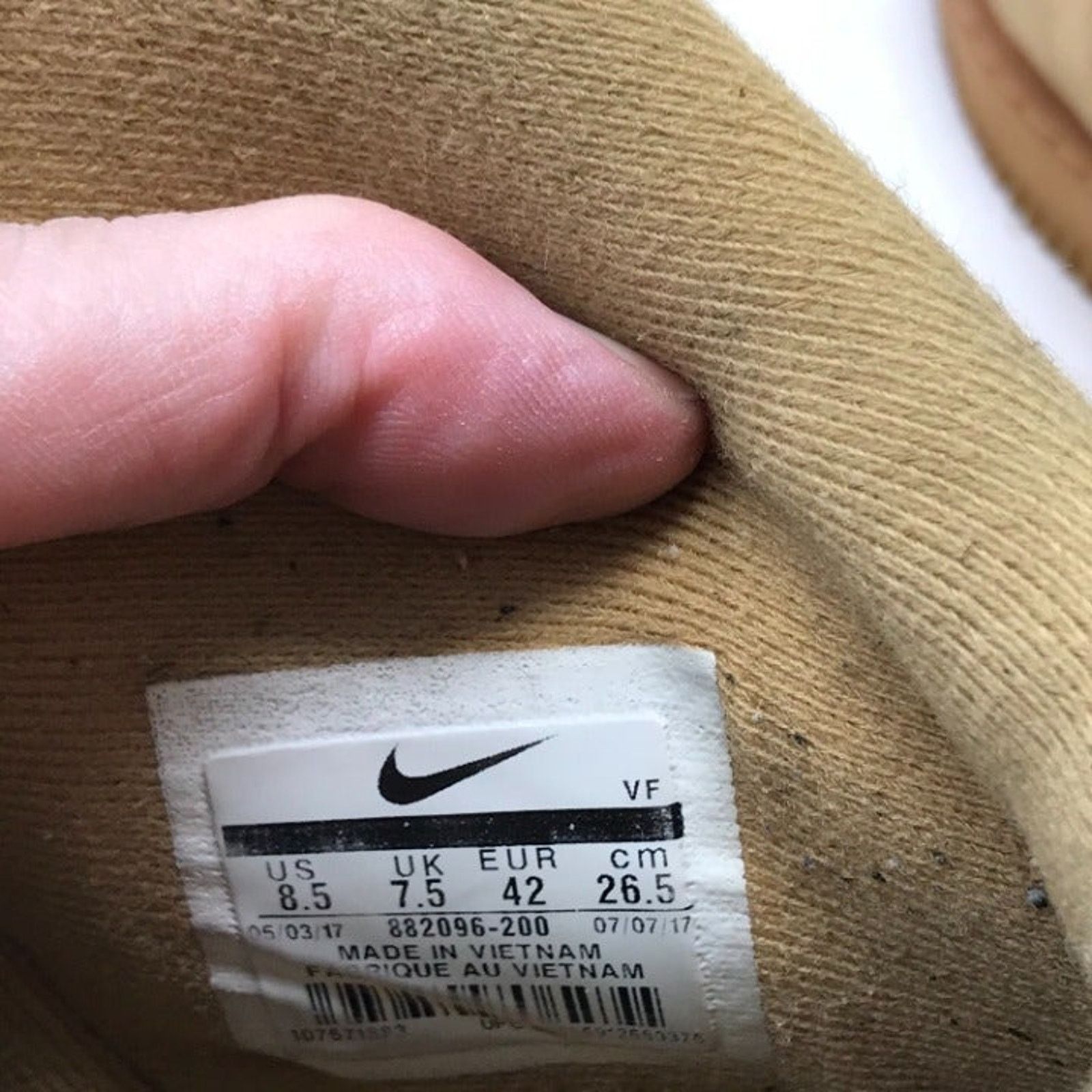 Nike Nike Air Force 1 High ‘07 WB LV8 Flax Size US 8.5 / EU 41-42 - 9 Thumbnail