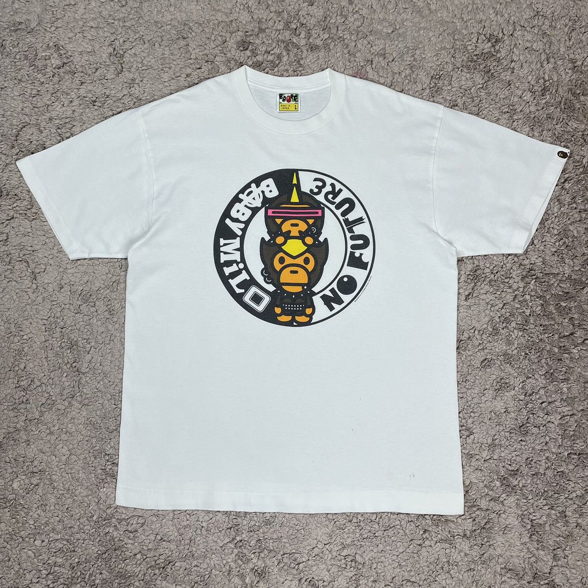 Vintage Bape Baby Milo x No Future T-shirt