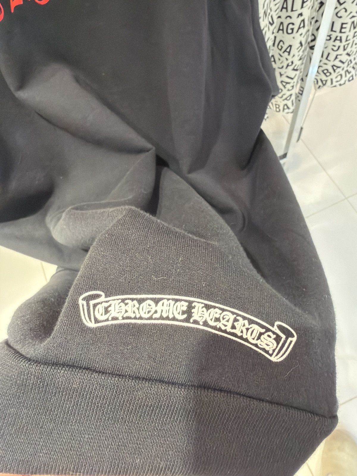 Chrome Hearts Chrome Hearts NYC Scroll Black Zip Up Size US XL / EU 56 / 4 - 4 Thumbnail