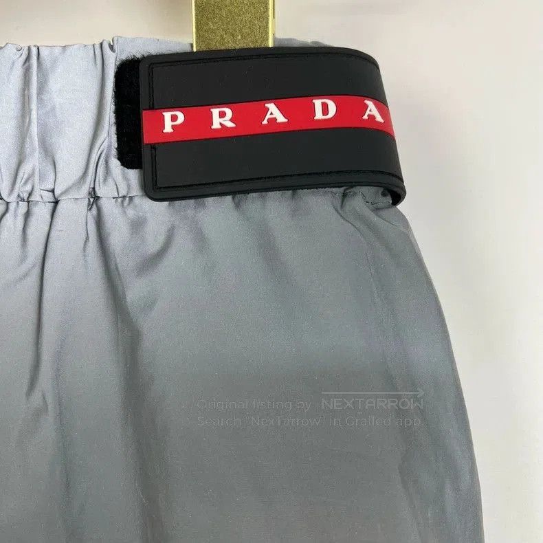 Prada Prada Gray Nylon Velcro Shorts for Men. Size US 38 / EU 54 - 4 Thumbnail