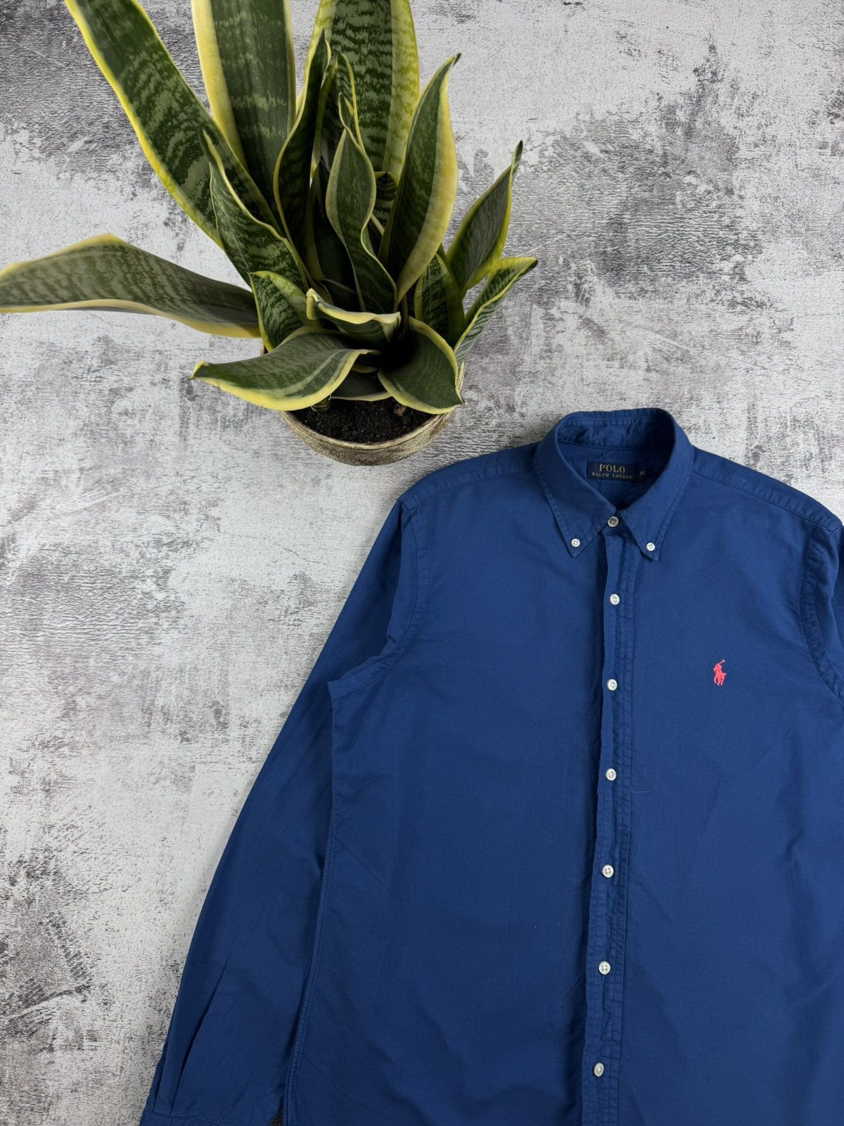 Polo Ralph Lauren Polo Ralph Lauren Basic 90S Longsleeve Luxury Button Shirt Size US M / EU 48-50 / 2 - 4 Thumbnail