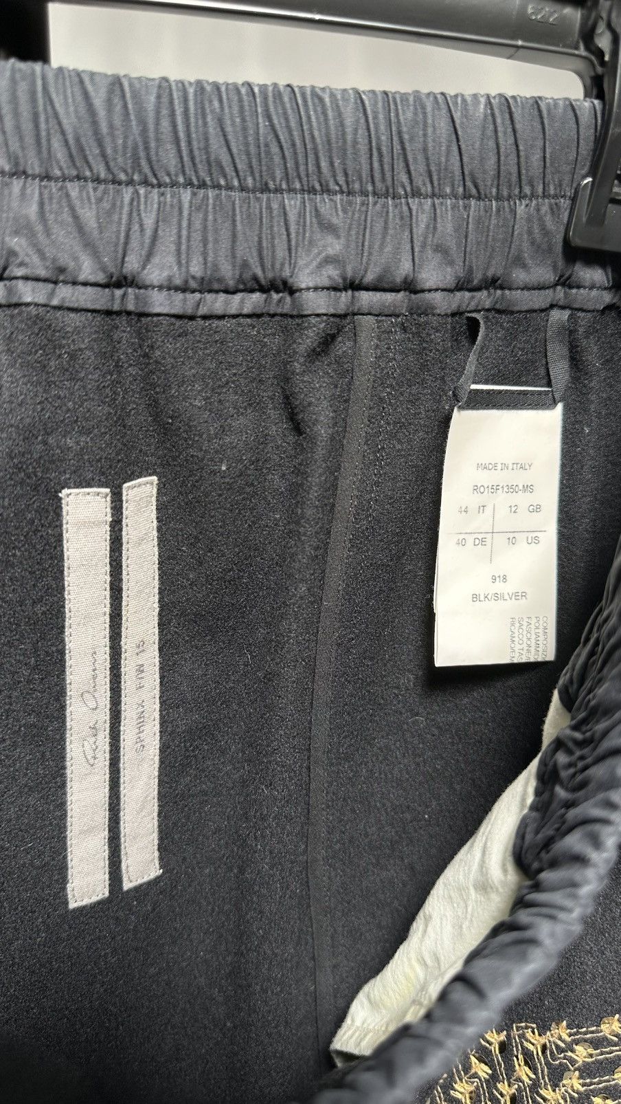 Rick Owens Rick Owens FW15 SPHINX Embroidered wool pod shorts (44IT) Size 30" / US 8 / IT 44 - 5 Thumbnail