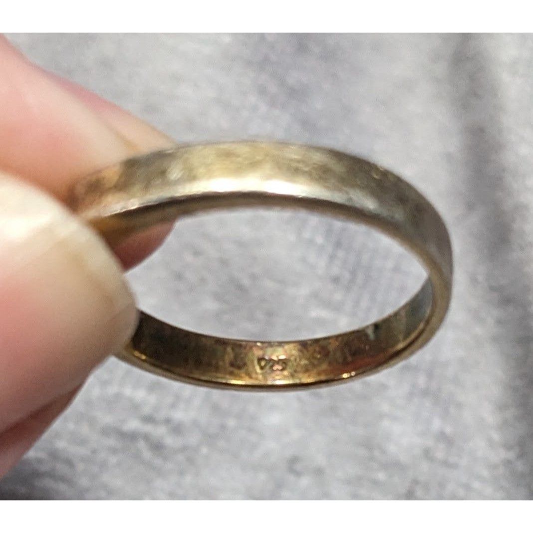 Other Minimalist Gold Tone Over Sterling Silver Single Cubic Zirco Size ONE SIZE - 10 Thumbnail