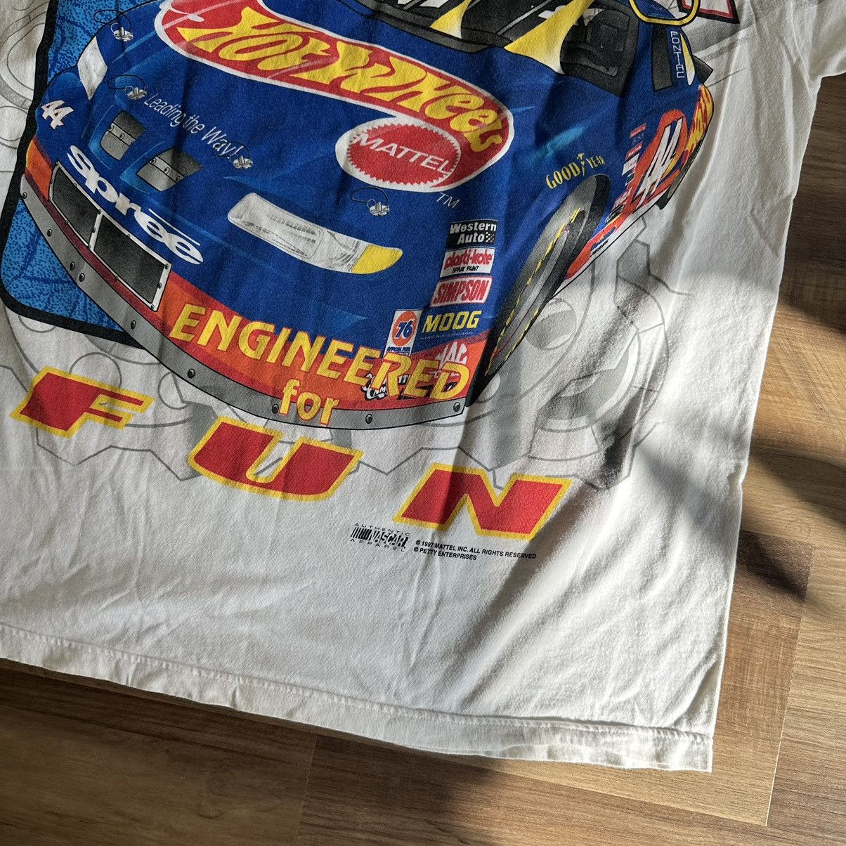 NASCAR × Vintage NASCAR Kyle Petty Hot Wheels All Over Print 1997 Graphic XL Size US XL / EU 56 / 4 - 5 Thumbnail