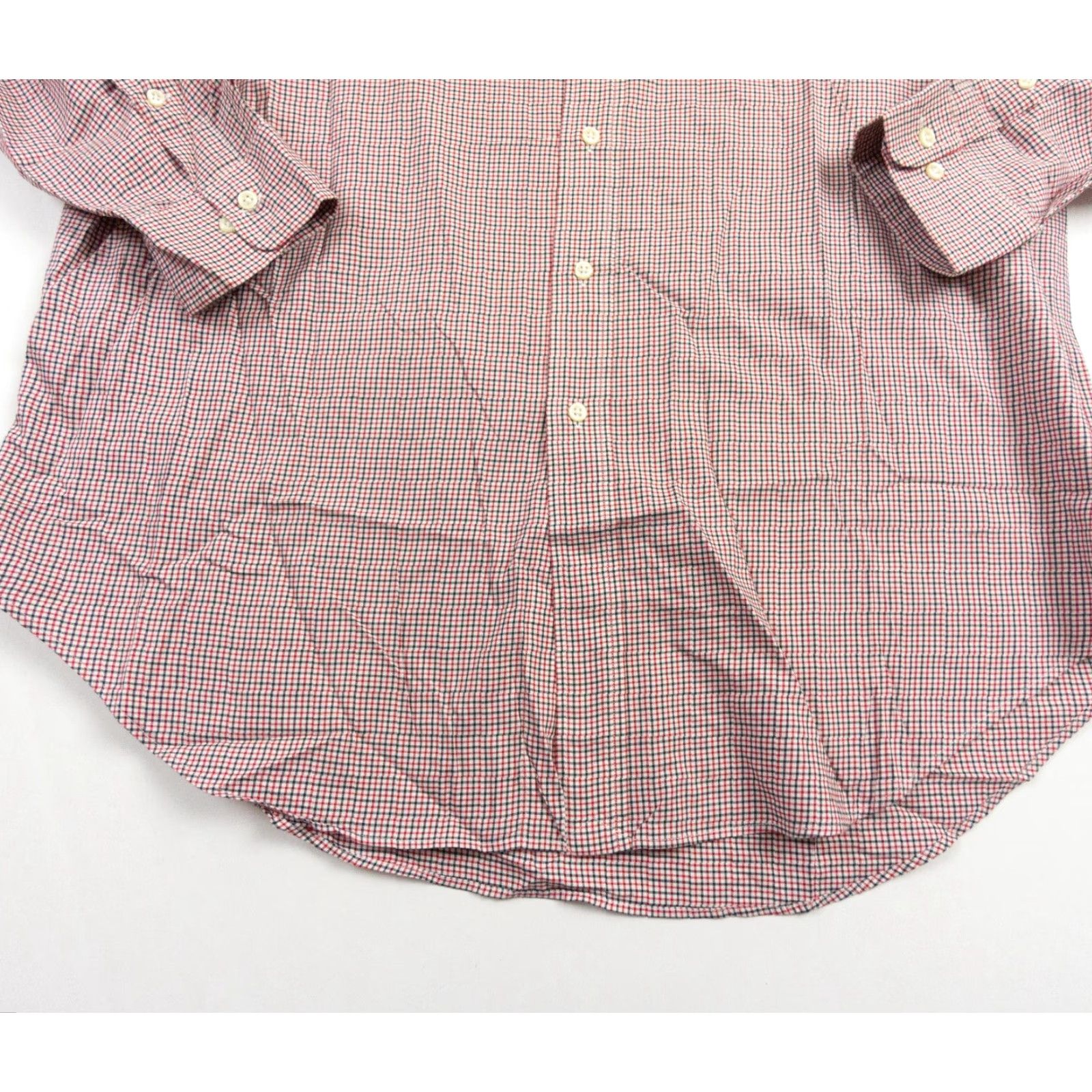 Ralph Lauren Ralph Lauren Shirt Mens 17.5 34/35 Red Button Up Classic Fit Check Preppy Adult Size US XL / EU 56 / 4 - 4 Thumbnail