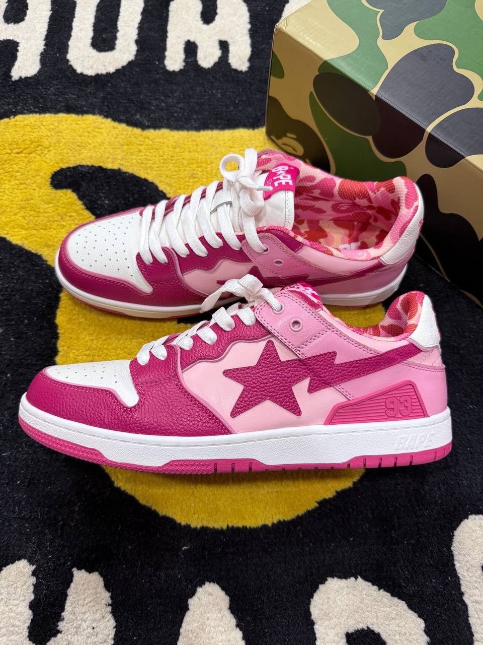 Bape Bape SK8 Sta ABC Camo Pink (2022) US13 Size US 13 / EU 46 - 1 Thumbnail