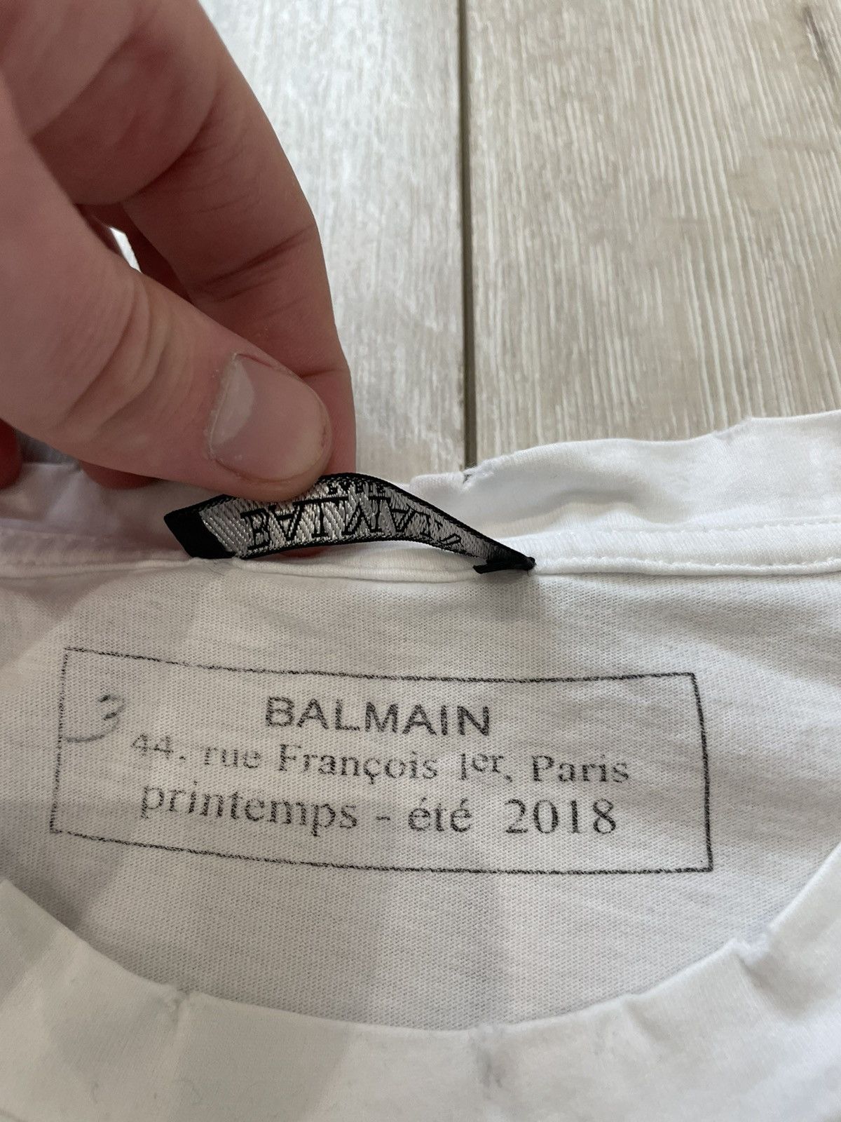 Balmain Balmain White Coin Flock T-shirt Size US M / EU 48-50 / 2 - 5 Thumbnail