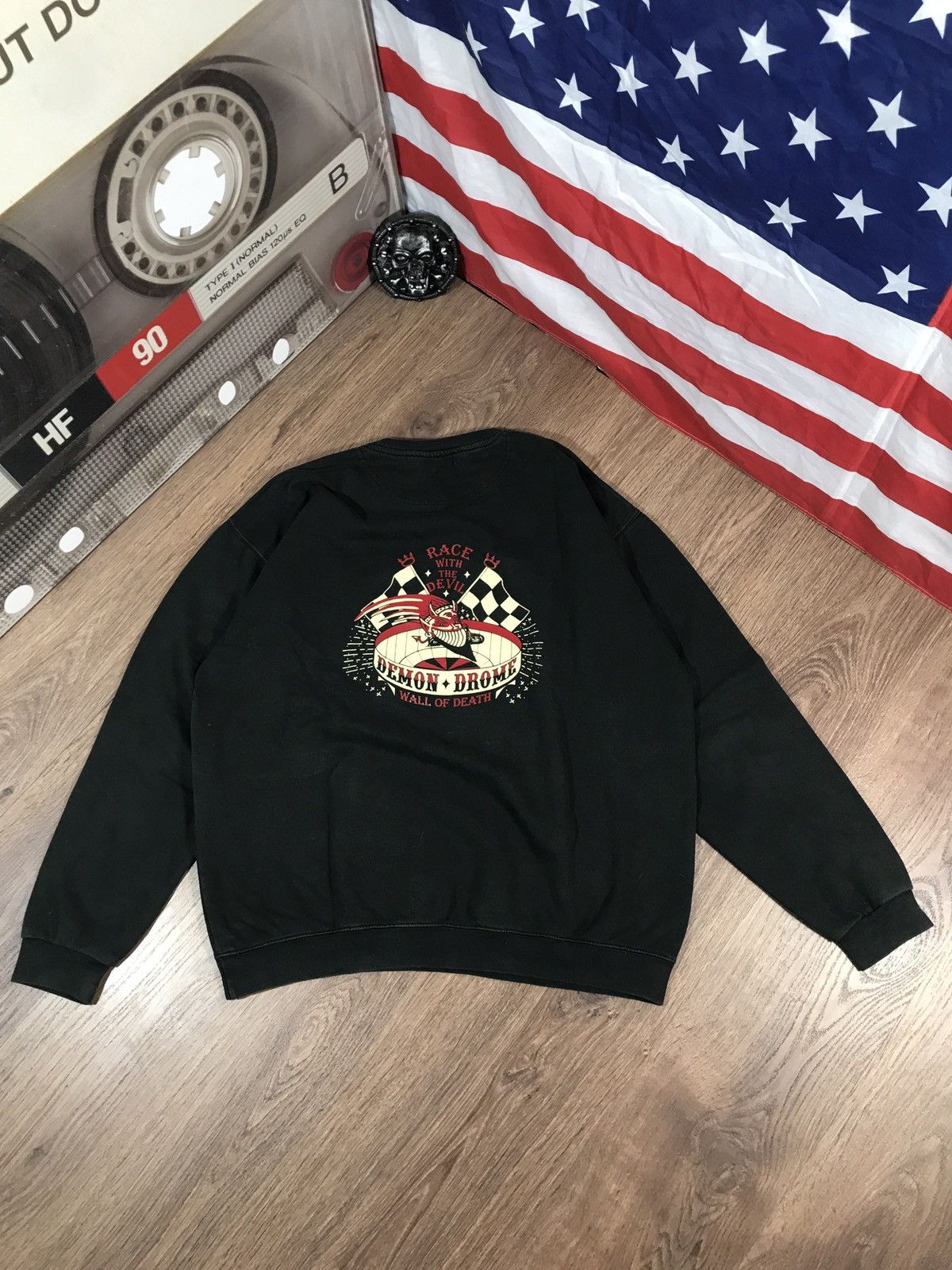 Vintage Vintage Race With The Devin Sweatshirt Size US XL / EU 56 / 4 - 11 Thumbnail