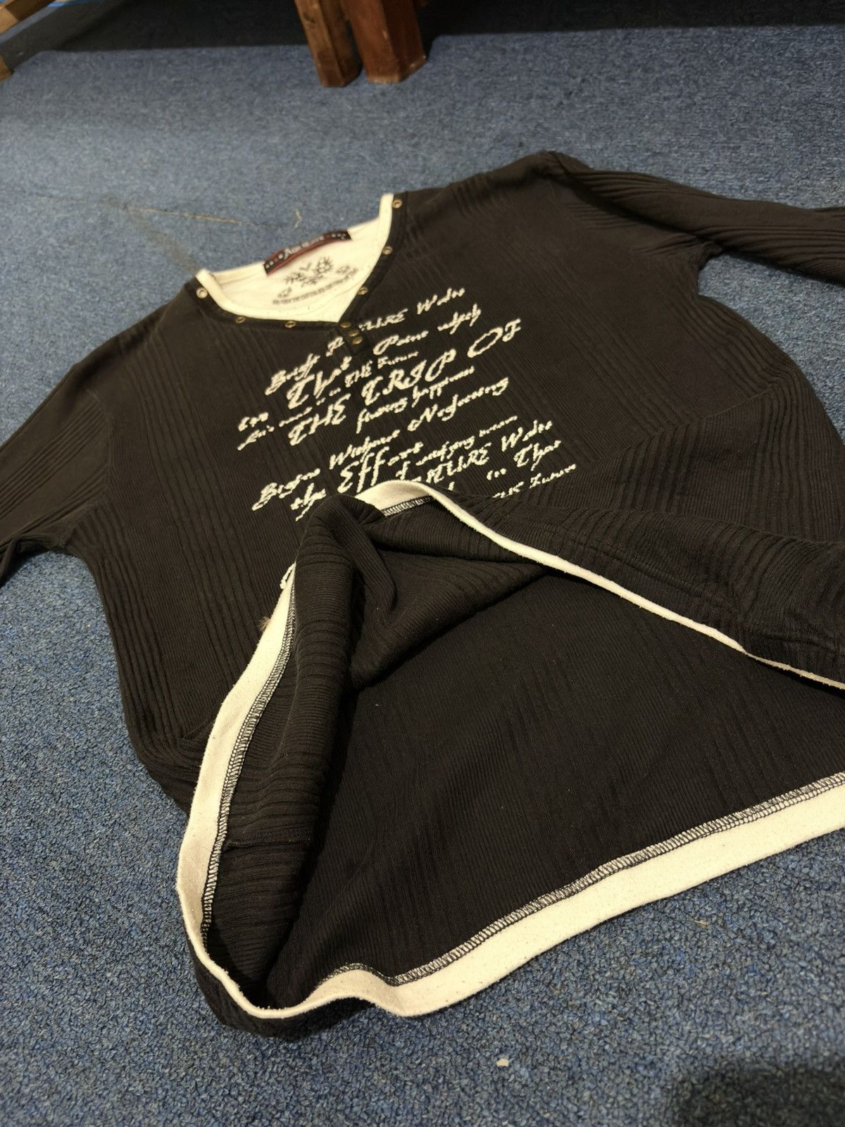 Japanese Brand Double layer longsleeve poem age core ifsixwasnine style Size US L / EU 52-54 / 3 - 9 Thumbnail