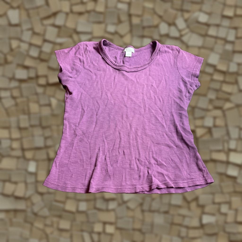 Vintage Christopher & Banks Shirt Women's Medium Purple Tee Short Sleeve T-Shirt Casual Modern Basics Size M / US 6-8 / IT 42-44 - 1 Thumbnail