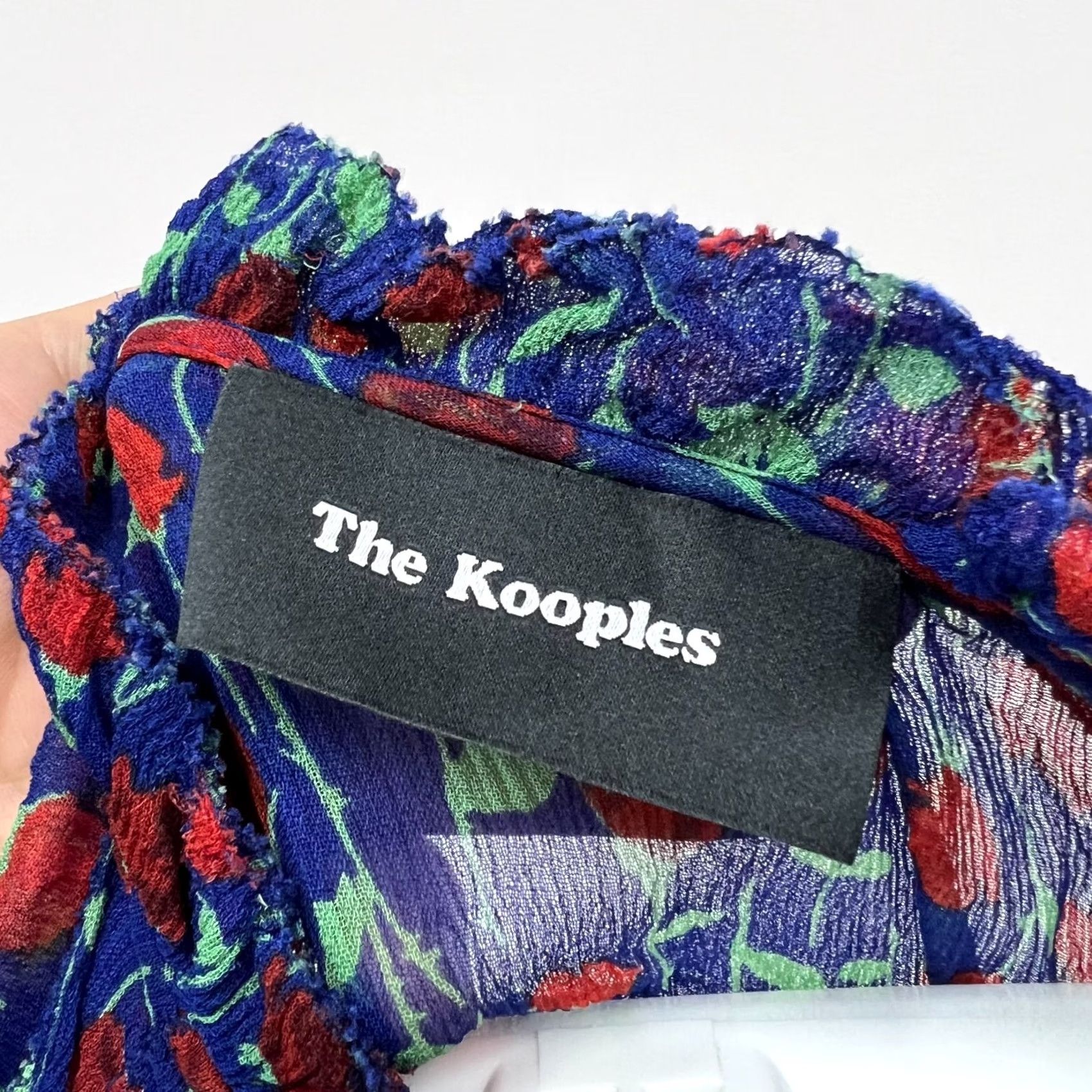The Kooples The Kooples Rosa Printed Chiffon Mini Dress Ladies Size 1 Multicolor Floral 100% Viscose Dress Womens Small Pattern 90s? Size XS / US 0-2 / IT 36-38 - 4 Thumbnail