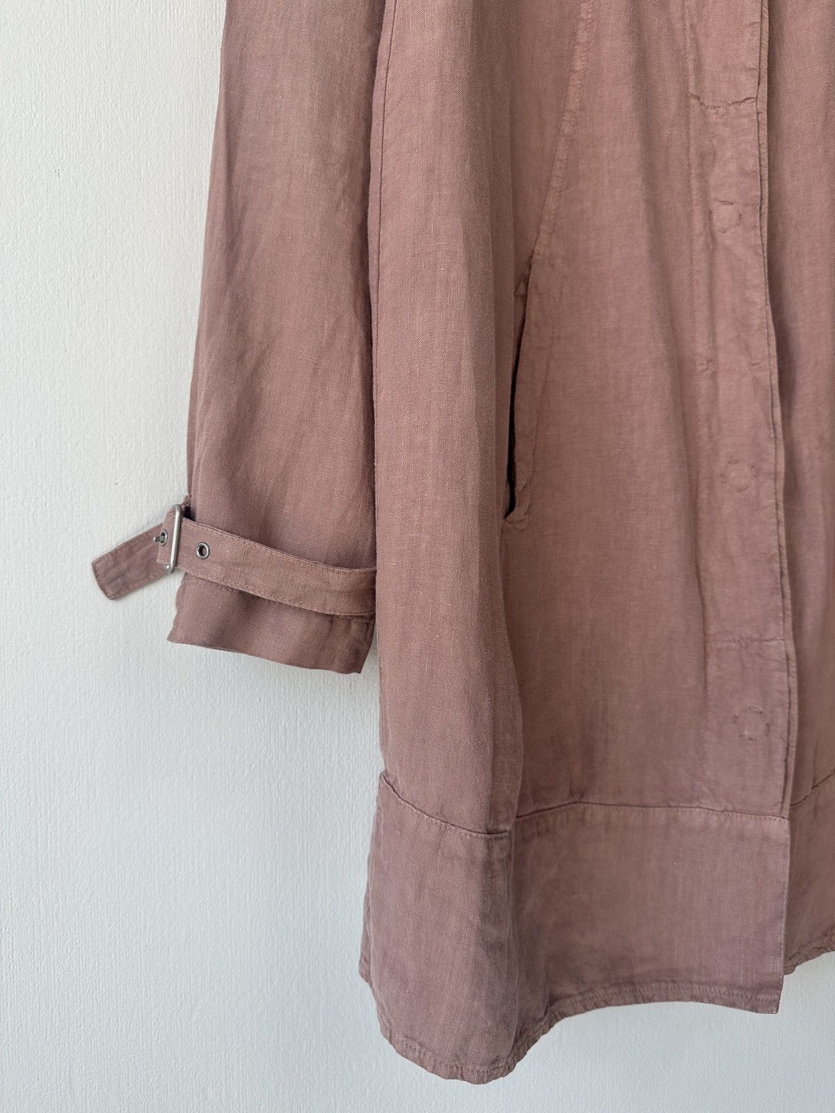 Transit TRANSIT PAR SUCH Archive Italy Dusty Pink 100% Linen Jacket Size M / US 6-8 / IT 42-44 - 6 Thumbnail