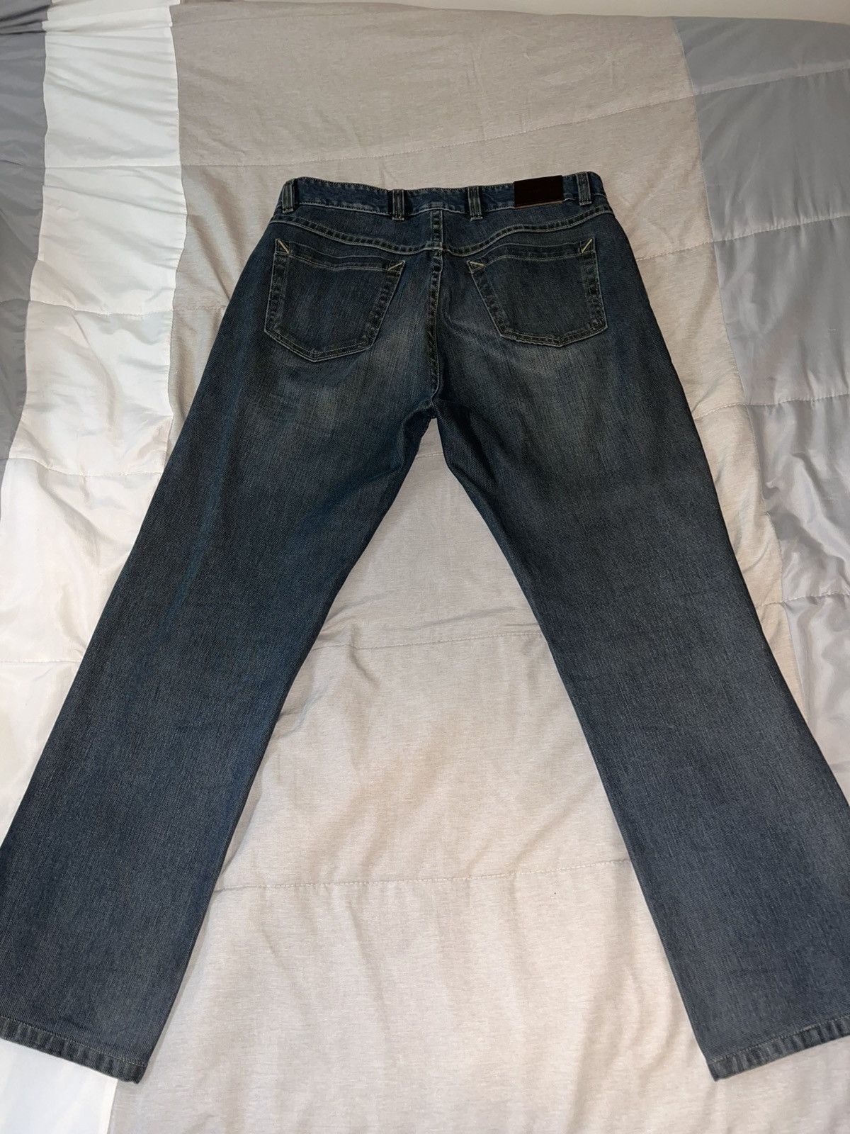 Ermenegildo Zegna Ermenegildo Zegna Straight Leg Denim Jeans Size US 36 / EU 52 - 2 Thumbnail