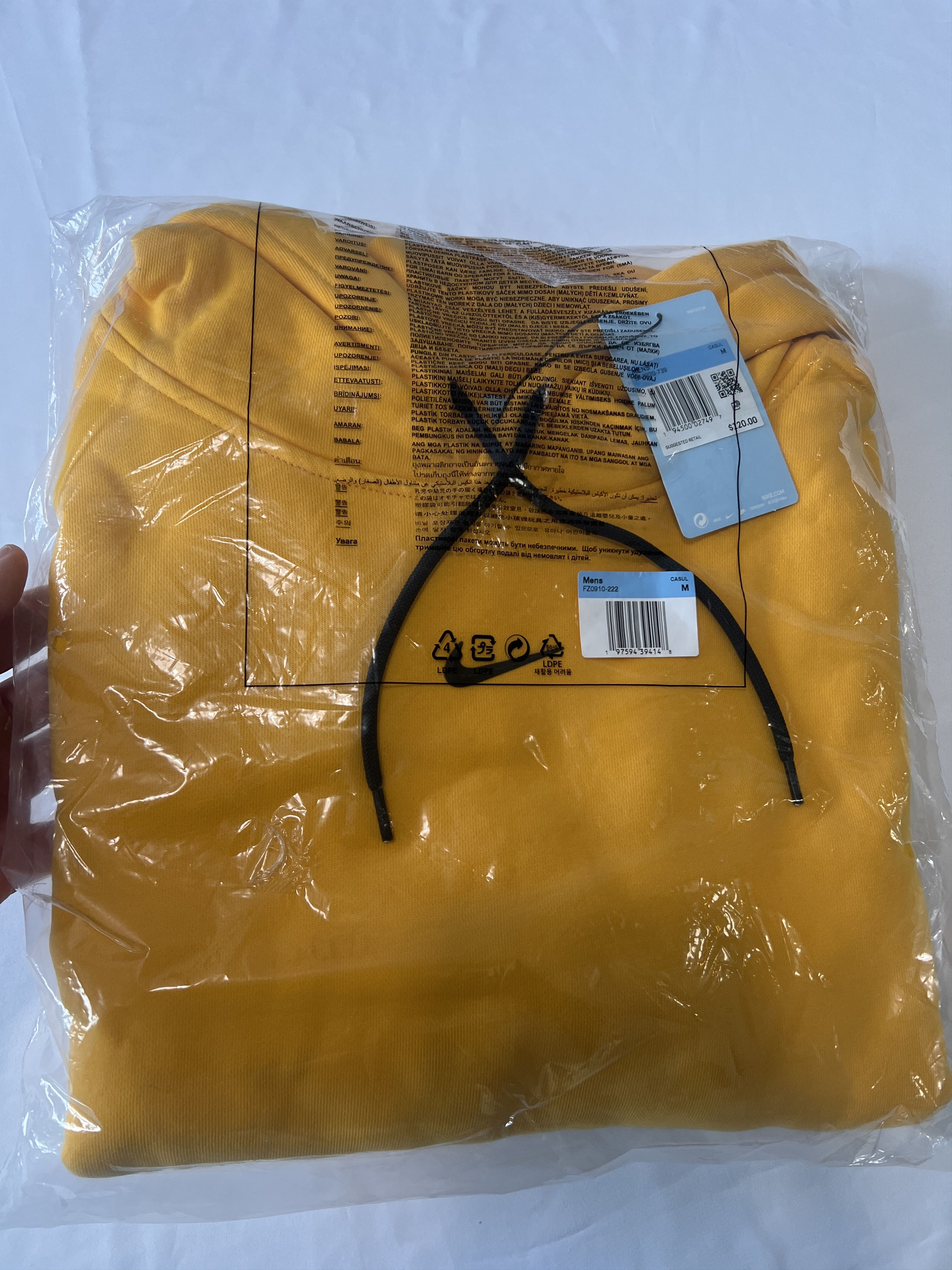 Drake Nike x Drake x NOCTA Hoodie Yellow 2020 drop Size US M / EU 48-50 / 2 - 5 Thumbnail