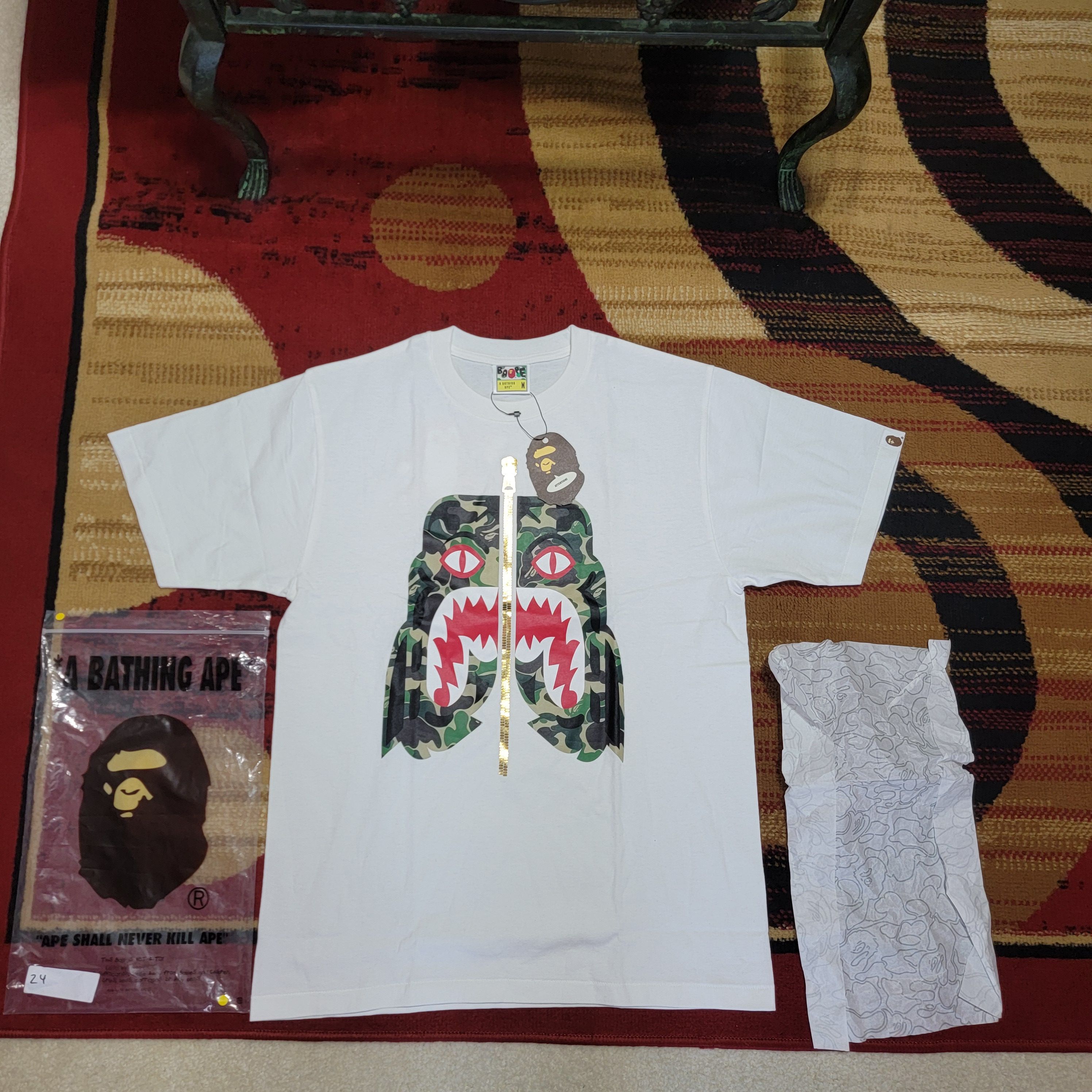 Bape A Bathing Ape x Good Charlotte Tee | Grailed