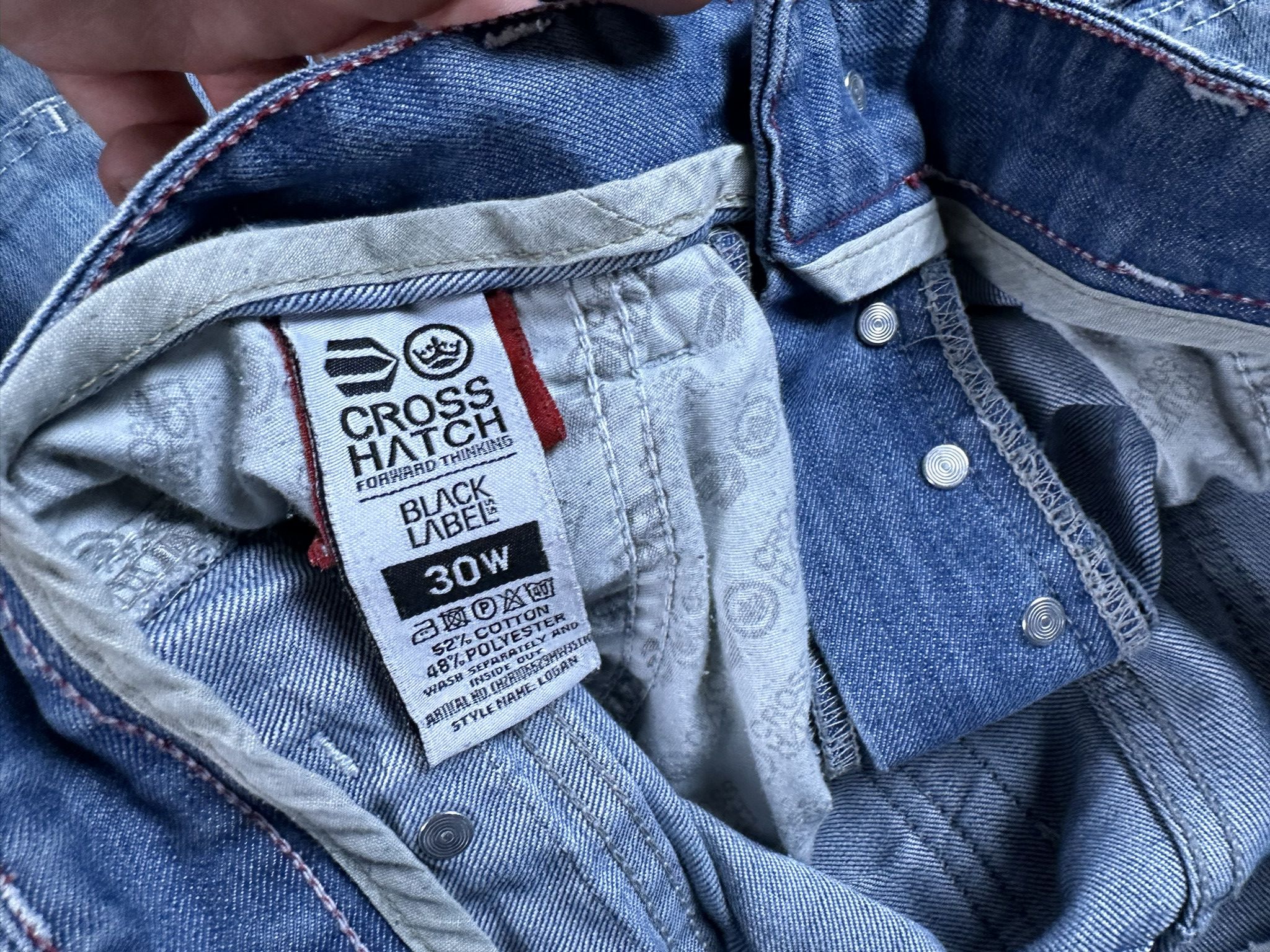 Japanese Brand Vintage Avant Garde Faded Cargo Jeans Y2k Shorts Size US 30 / EU 46 - 8 Thumbnail