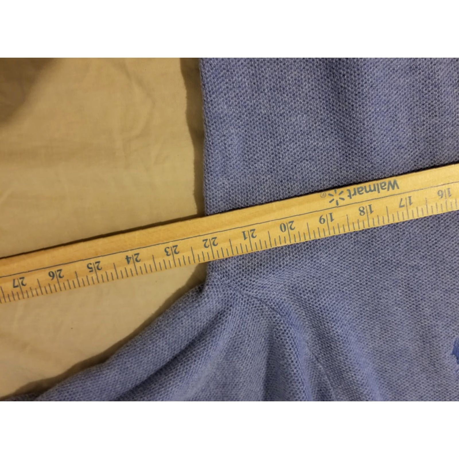 Polo Ralph Lauren VINTAGE Polo Ralph Lauren Mens Polo Sweater XL Blue Cotton Half Zip Pullover Size US XL / EU 56 / 4 - 5 Thumbnail