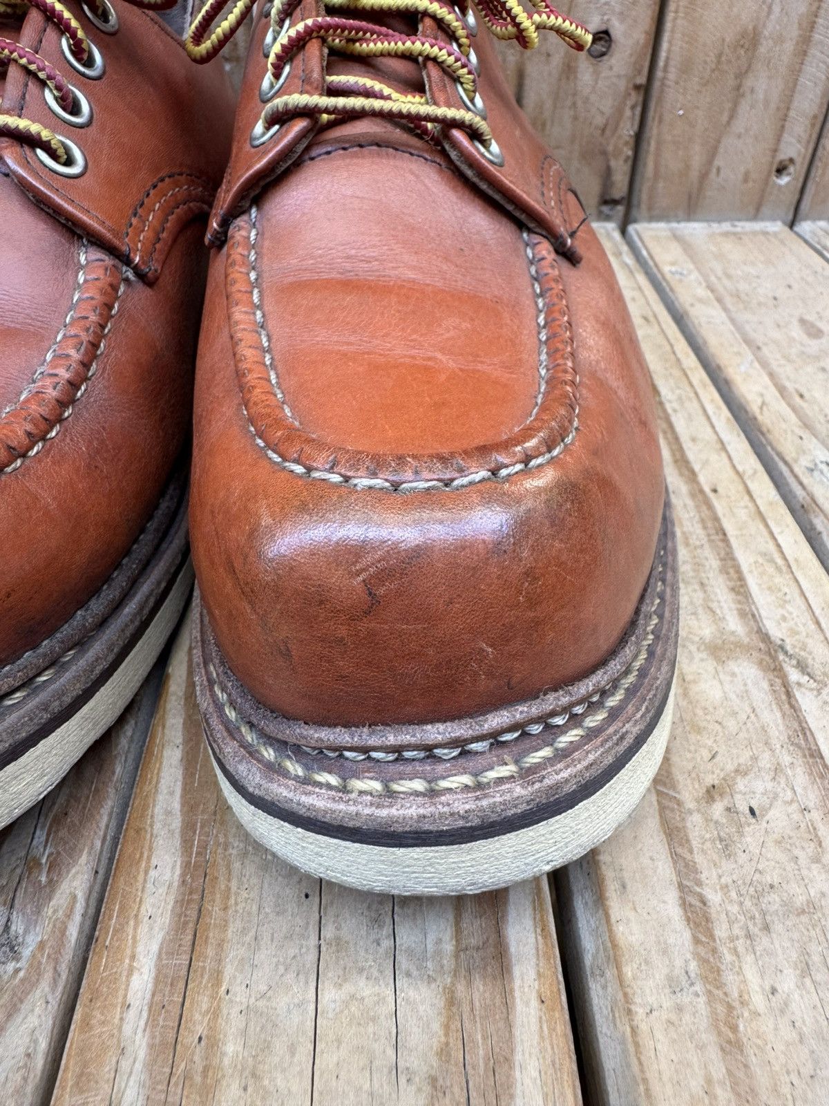 Red Wing Red Wing 8103 Moc Toe Oxford Oro-Russet Portage EUR 41 US 8D Size US 8 / EU 41 - 4 Thumbnail