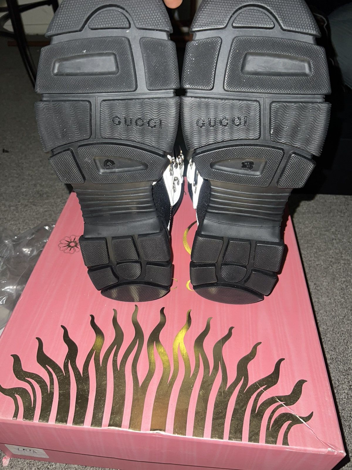 Gucci Gucci flashtrek reflective high silver black boots Size US 11 / EU 44 - 7 Thumbnail