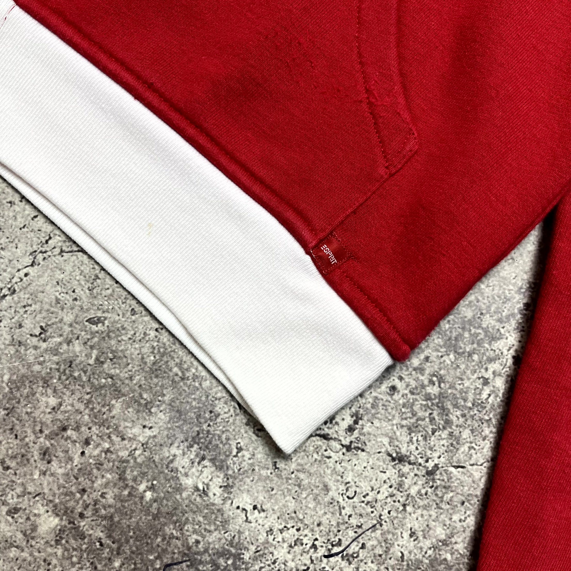 Esprit Y2K Esprit San Francisco Full Zip Cotton Red Hoodie Size S Size S / US 4 / IT 40 - 2 Thumbnail