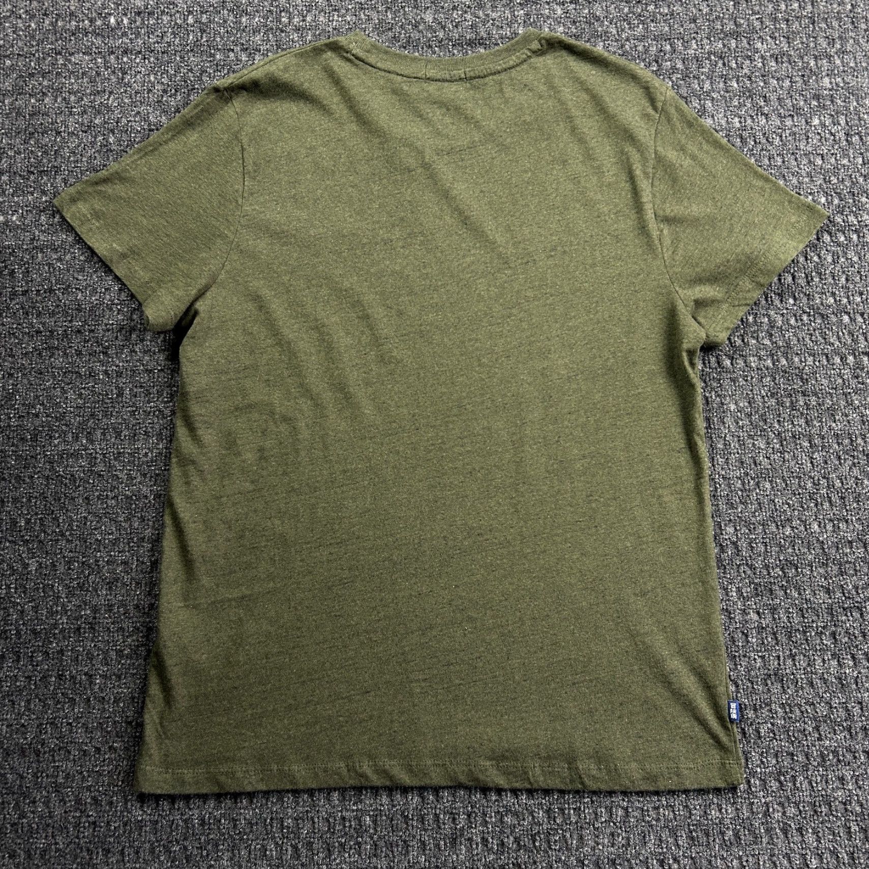 Superdry VINTAGE Superdry Shirt Womens 2XL Green Crew Neck Short Sleeve Cotton Basic Emb NEW FAST SHIP M1010222A Size XXL / US 16-18 / IT 52-54 - 4 Thumbnail